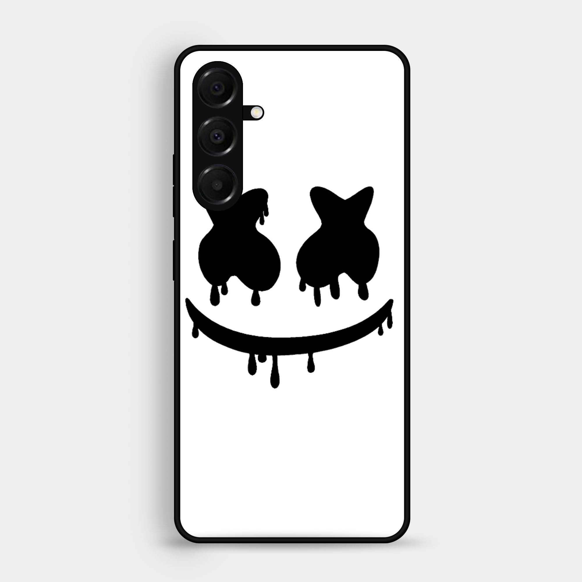 Samsung Samsung Galaxy A05s Marshmello Face Premium Metal Printed soft Bumper shock Proof Case