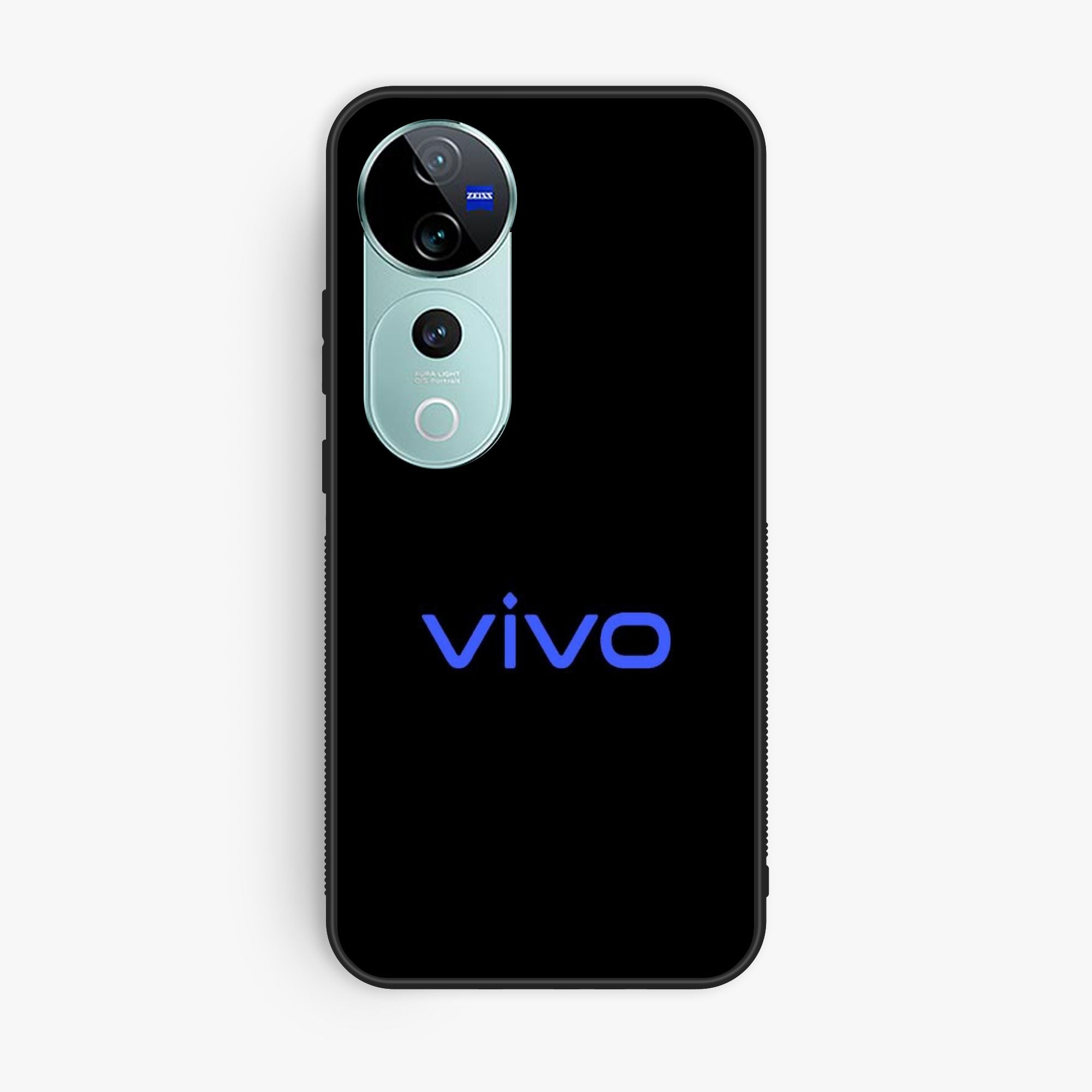 Vivo V40 Pro A Black Background With The - Premium Glossy Phone Case