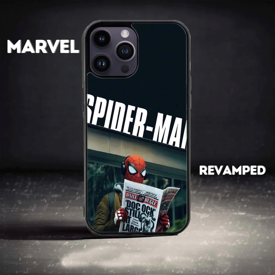 Marvel series Premium Glass Phone Case All Models