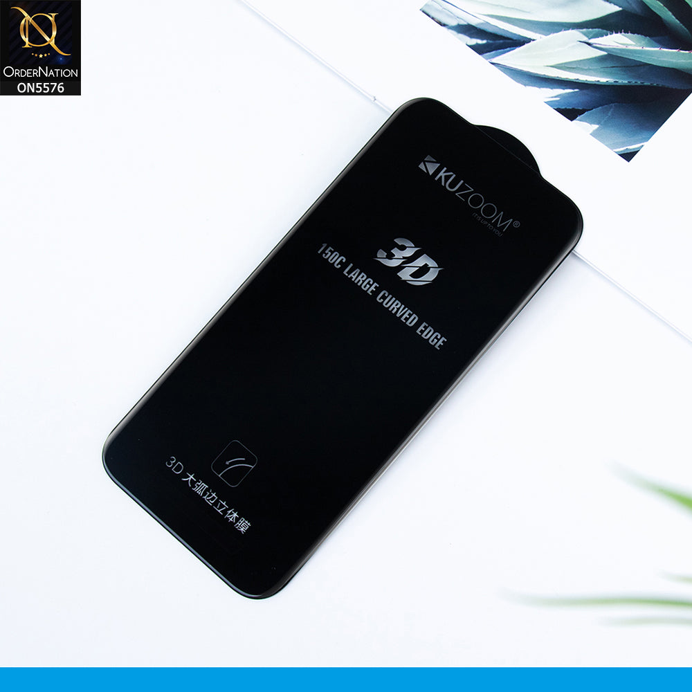 iPhone 17 Pro Max Screen Protector - Transparent - Kuzoom 3D Curved Full Screen Protector Glass