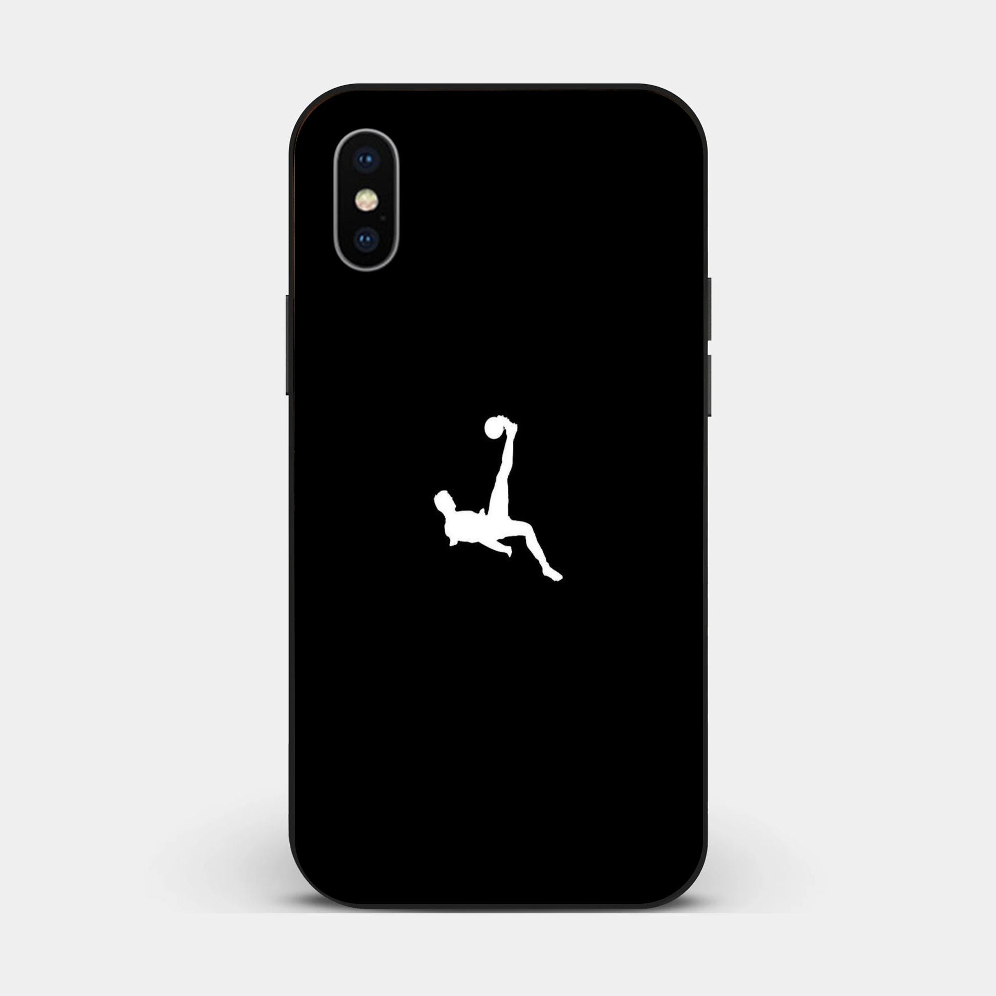 iPhone XS Max - A Silhouette Of Man Doing - Premium Glossy Phone Case