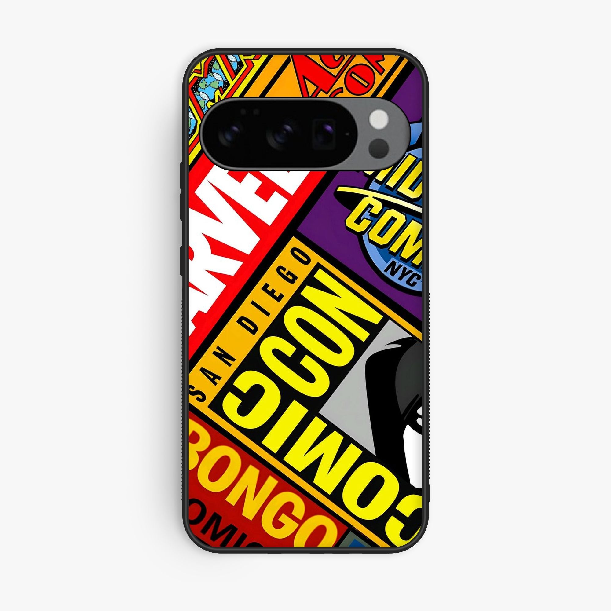 Google Pixel 10 Pro A Bunch Of Comics On - Premium Metal Printed Soft Bumper Shock Proof Case