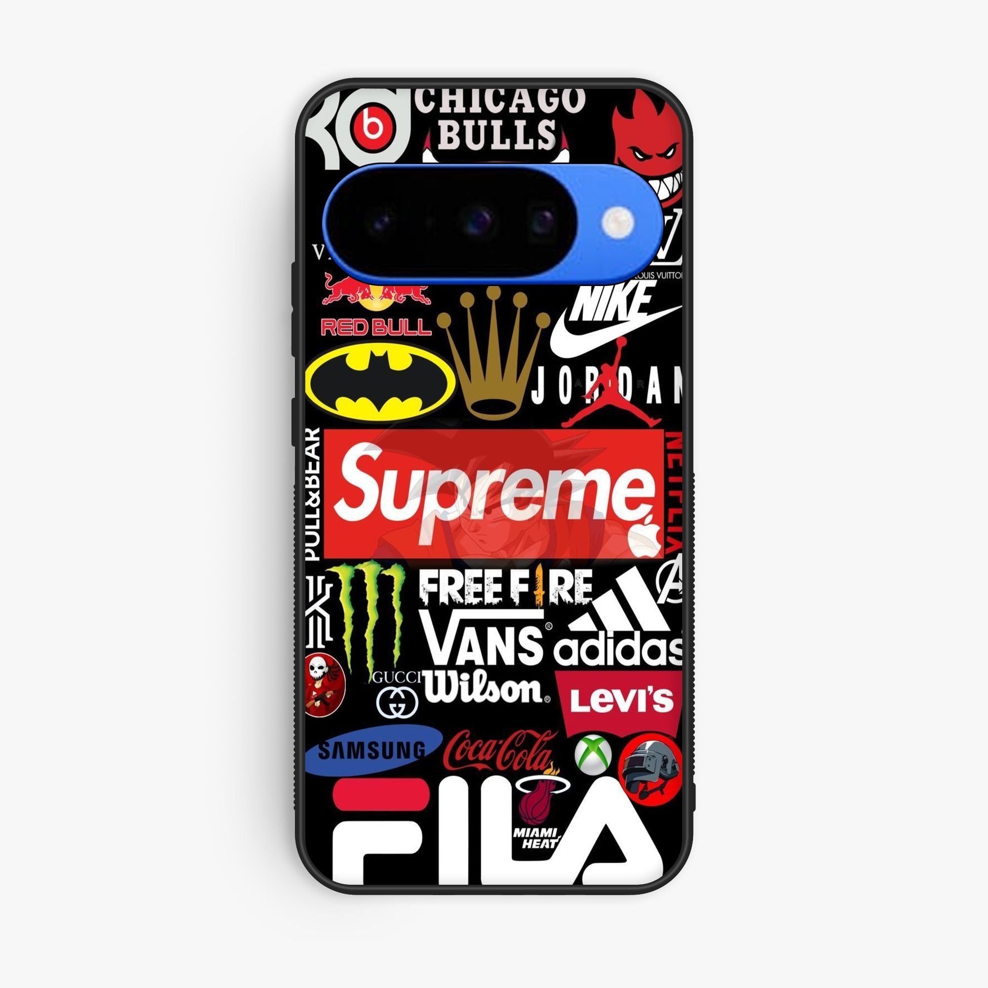 Google Pixel 10 - A Poster With The Logos - Premium Glossy Phone Case