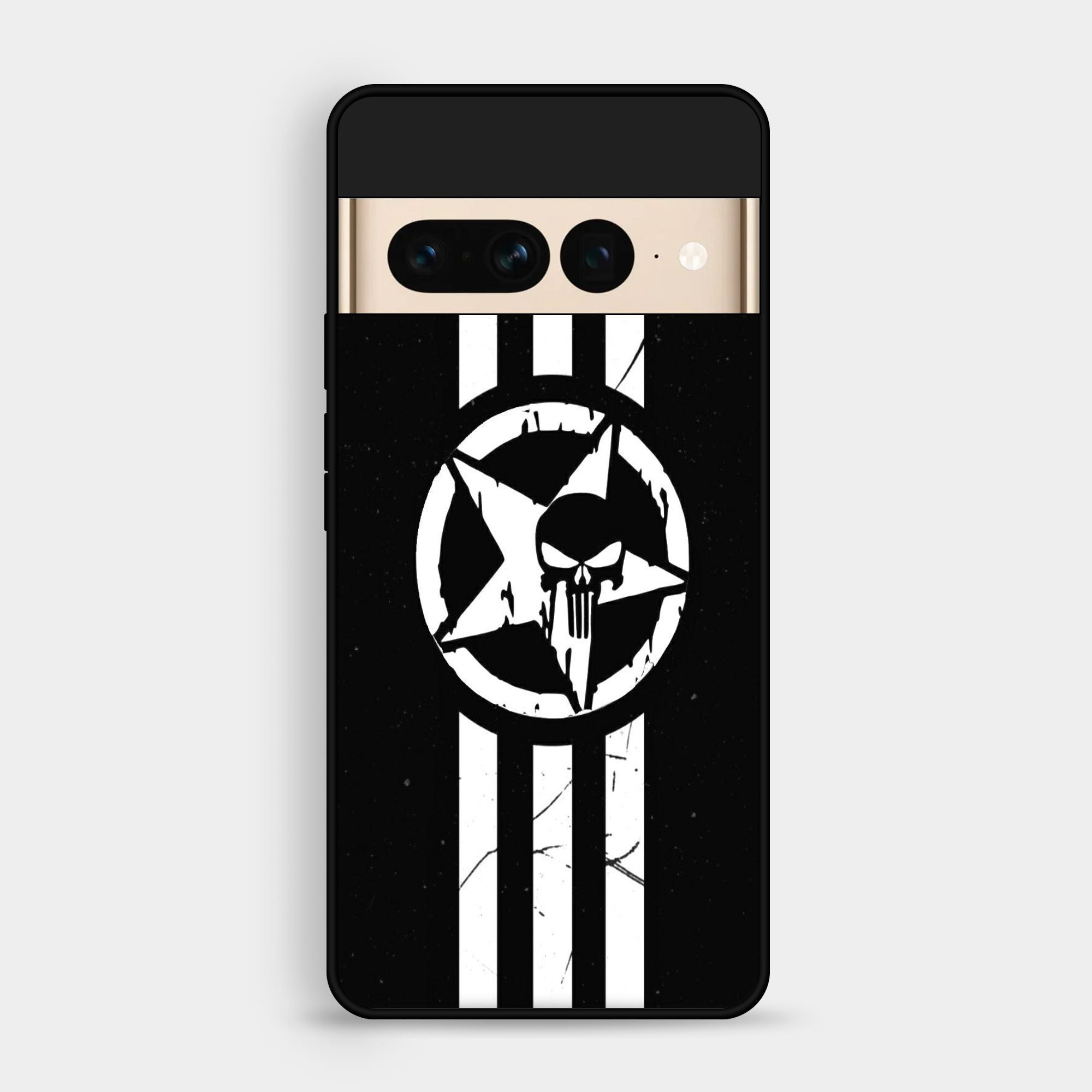 Google Pixel 7 Pro The Punish Logo - Premium Metal Printed Soft Bumper Shock Proof Case