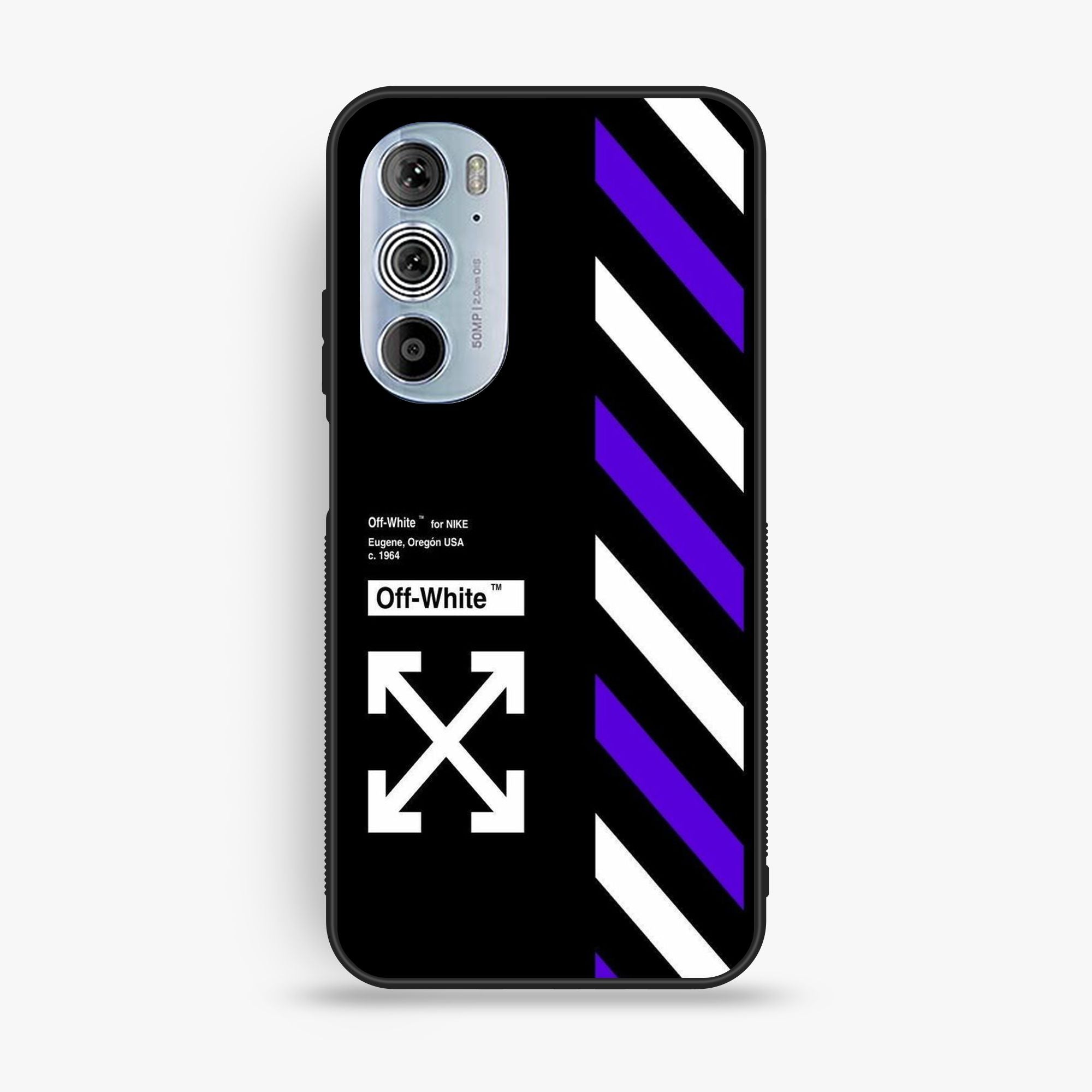 Motorola Edge 30 Pro - Off White X - Premium Glossy Phone Case