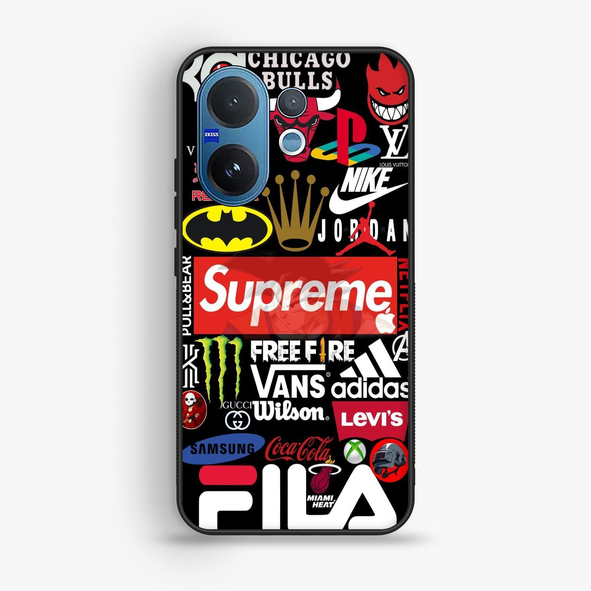 VIVO V60 - A Poster With The Logos - Premium Glossy Phone Case