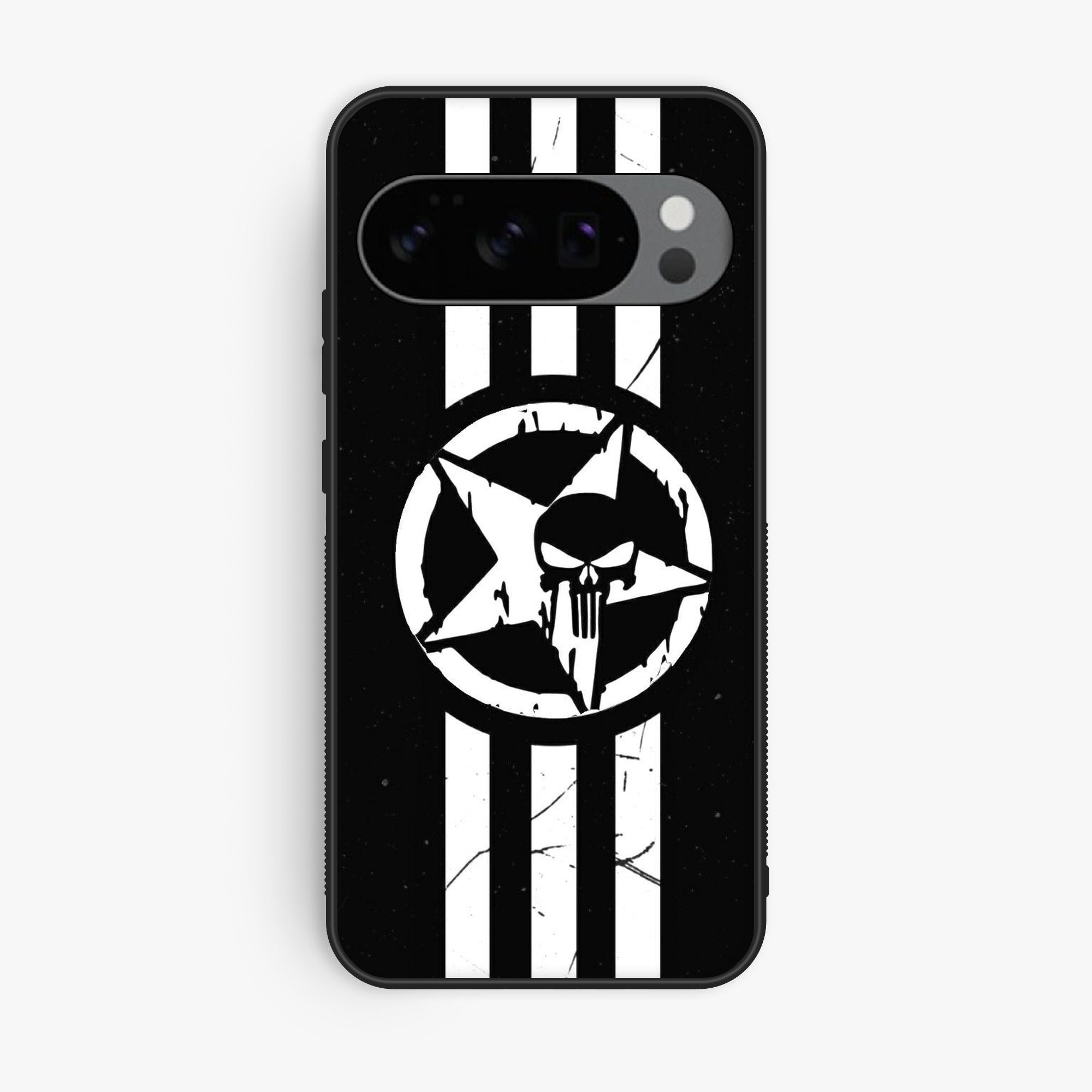 Google Pixel 10 Pro The Punish Logo - Premium Metal Printed Soft Bumper Shock Proof Case