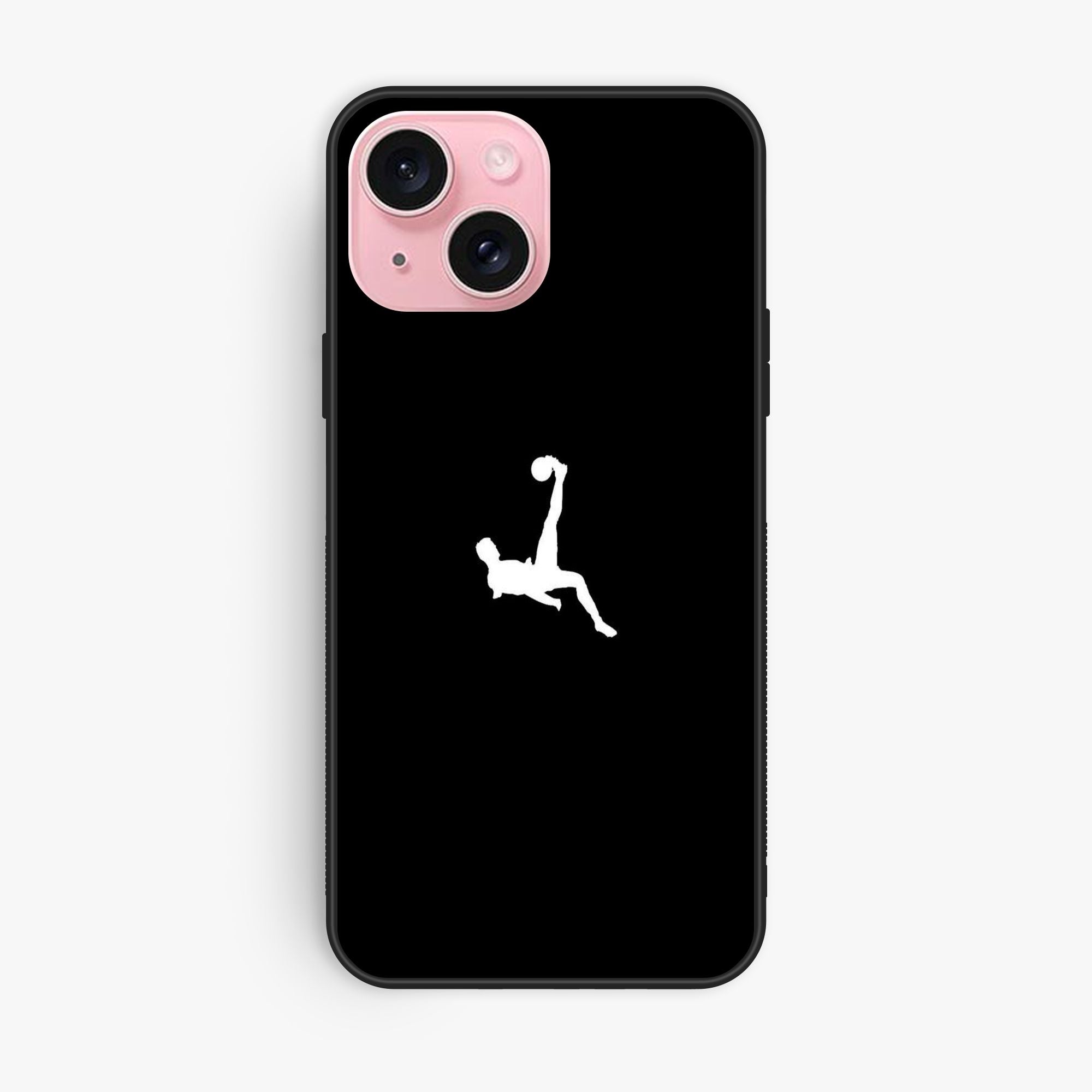 iPhone 15 - A Silhouette Of Man Doing - Premium Glossy Phone Case