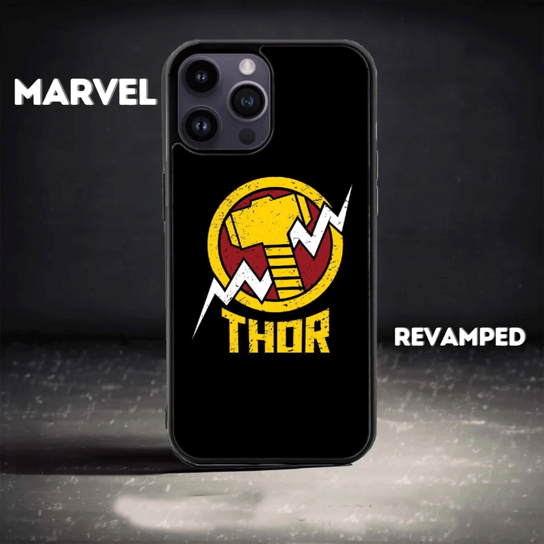 Marvel series Premium Glass Phone Case All Models