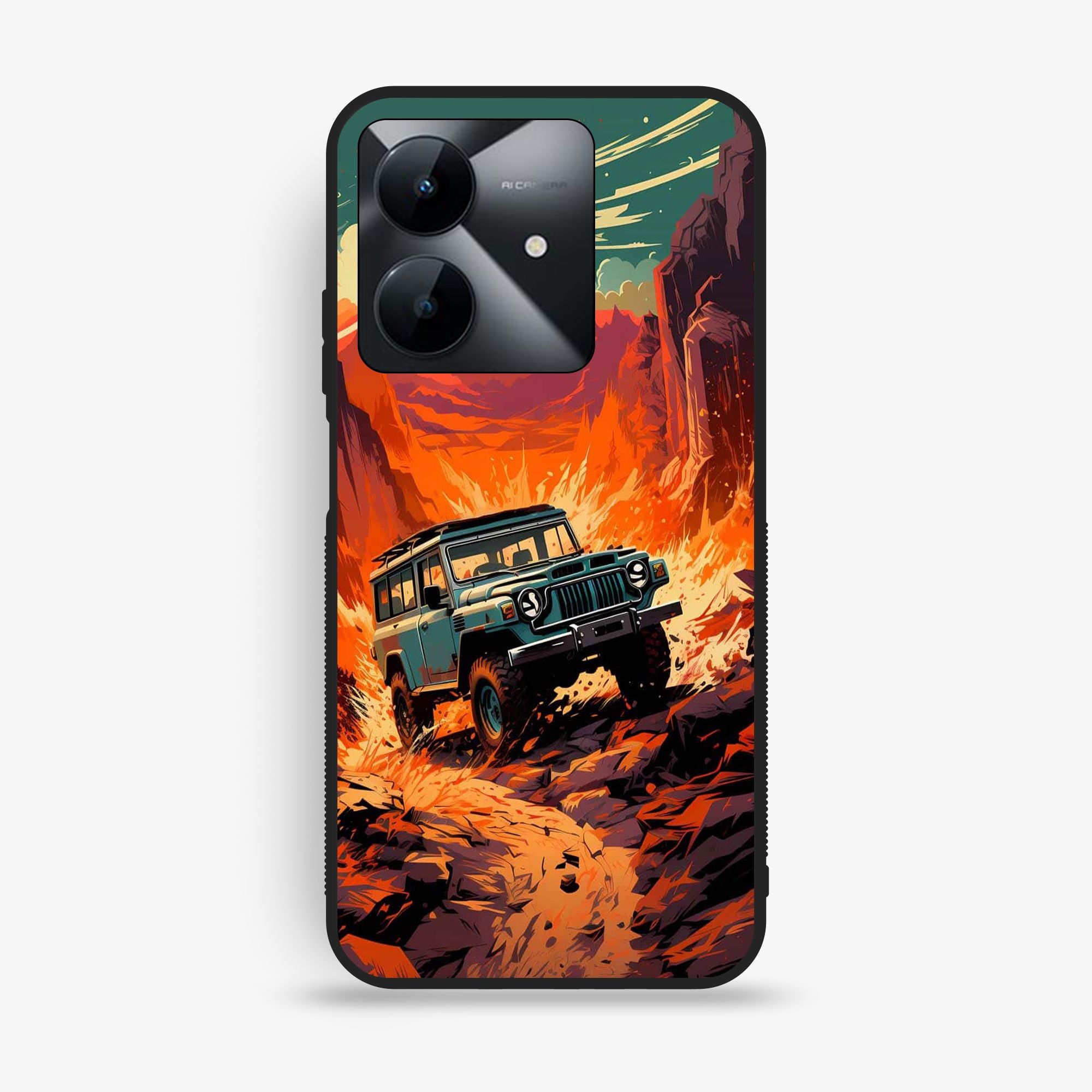 Realme Note 60x - Design 064 - Premium Glossy Phone Case