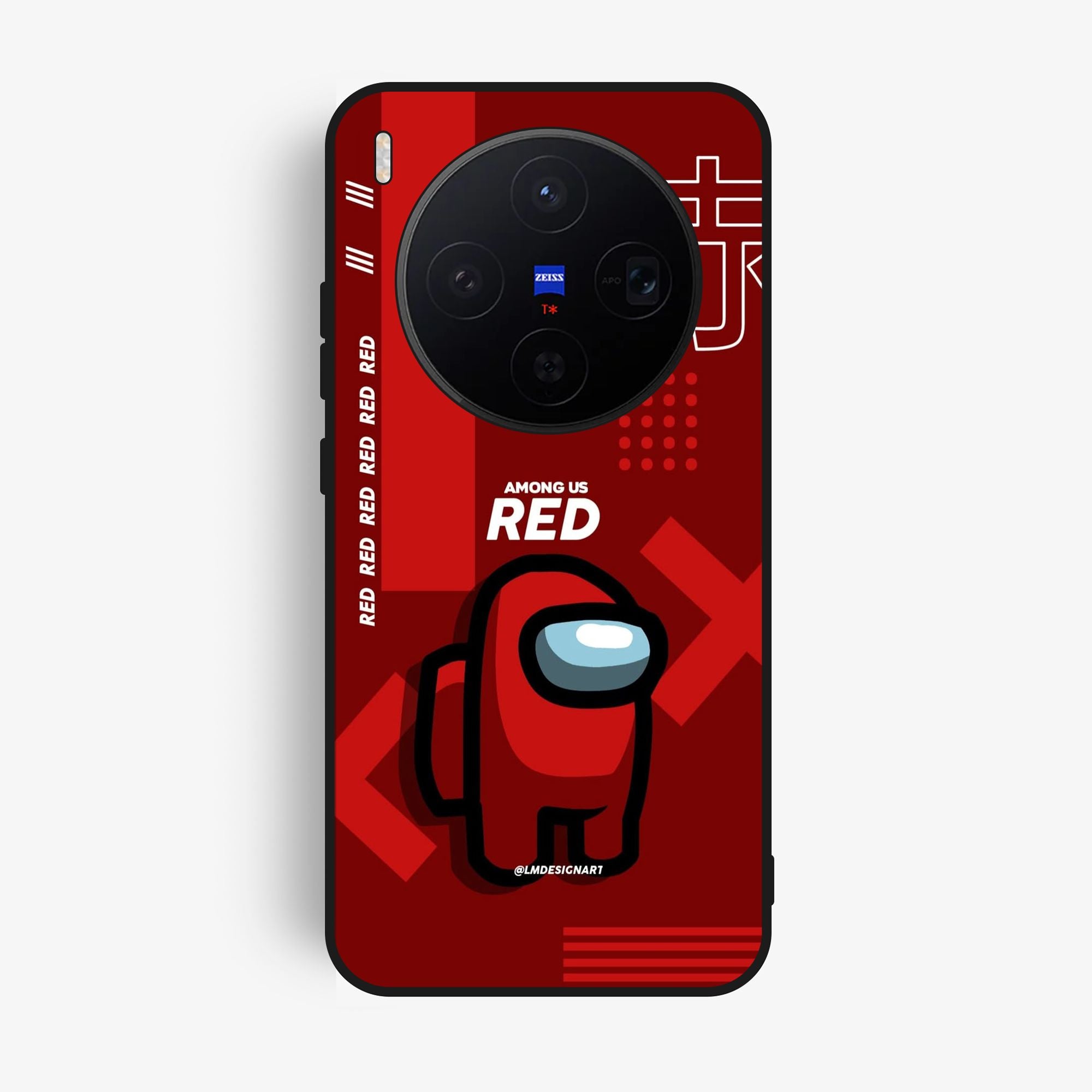 Vivo X300 - A Red Robot With Background - Premium Glossy Phone Case 6d6274509357d1726363a46d11c948b5 Mobile Phone Cases