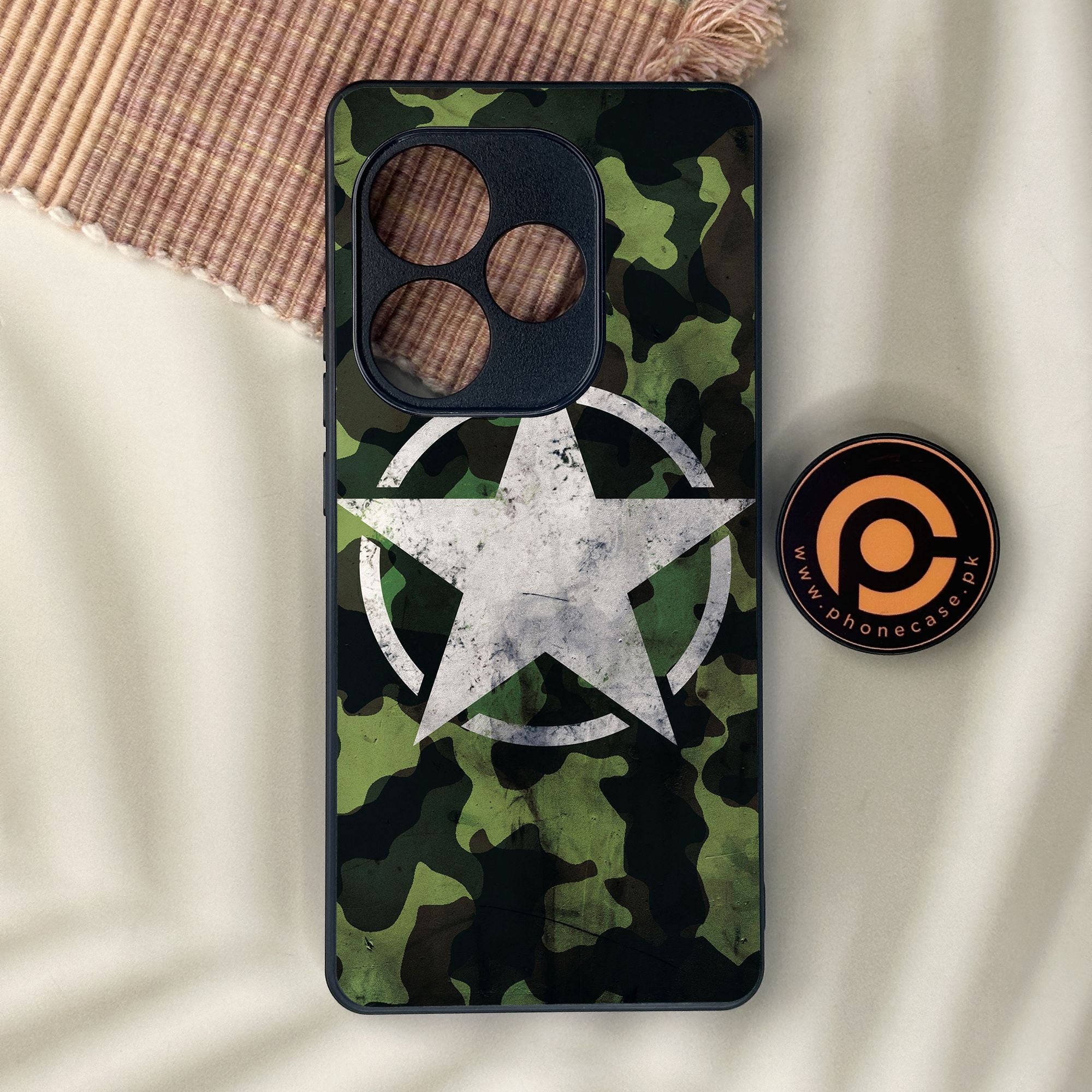 Realme GT 6 Ndcom - Premium Metal Printed Soft Bumper Shock Proof Case