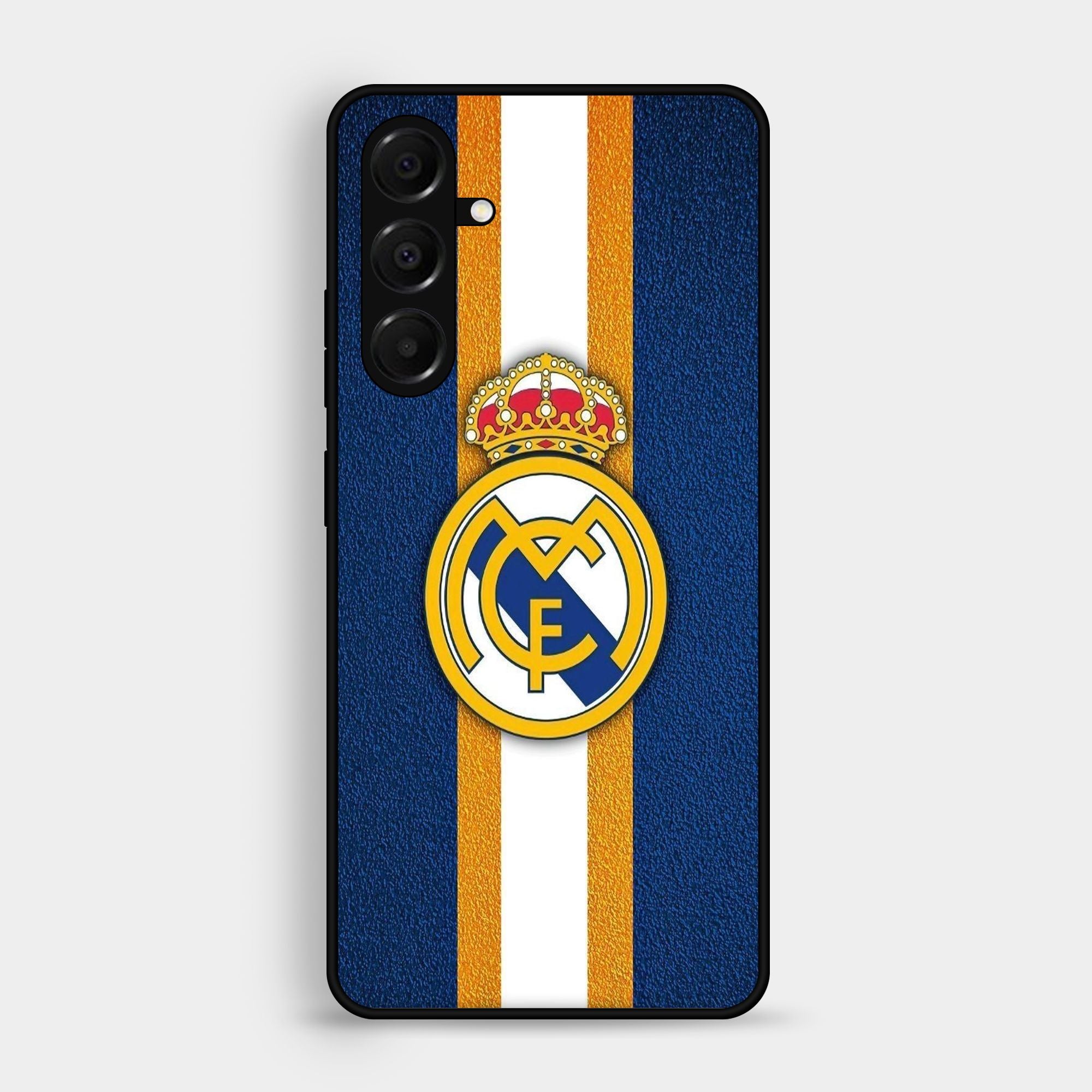 Samsung Galaxy A16 Real Madrid Wallpapers Premium Metal Printed Soft Bumper Shock Proof Case