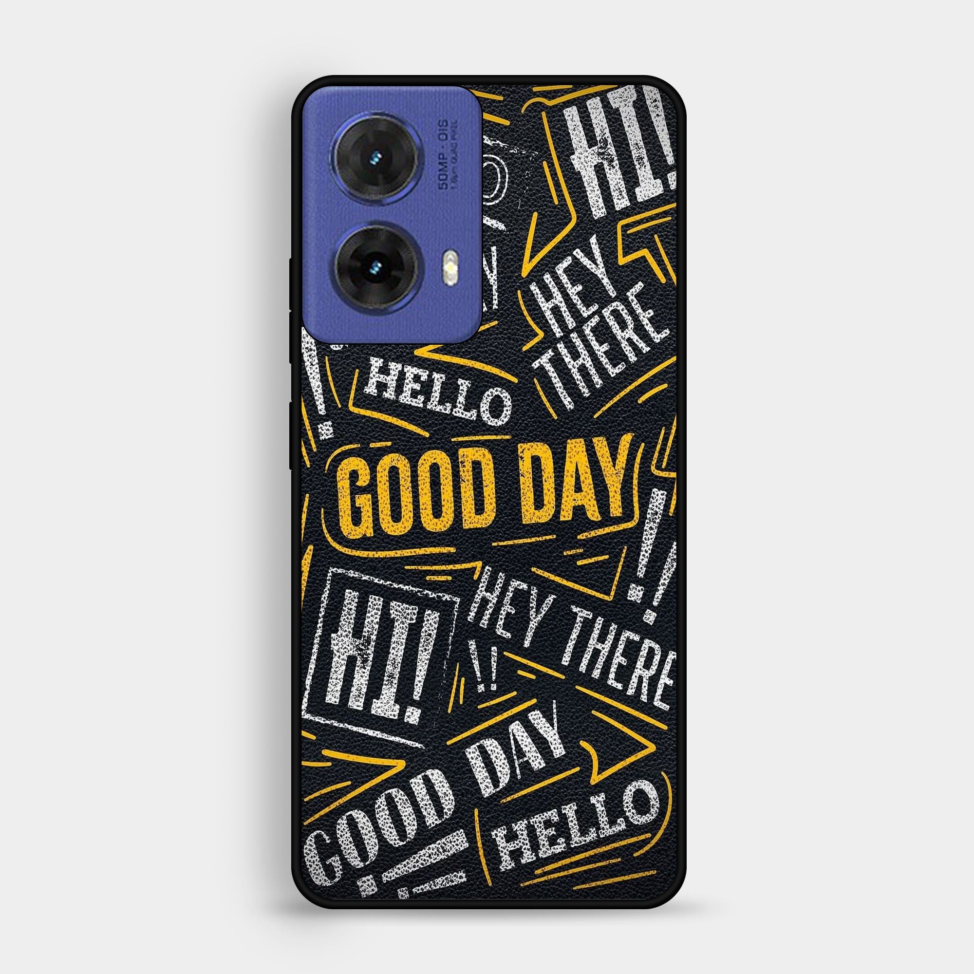 Motorola Moto G85 - A Poster With The Words - Premium Glossy Phone Case