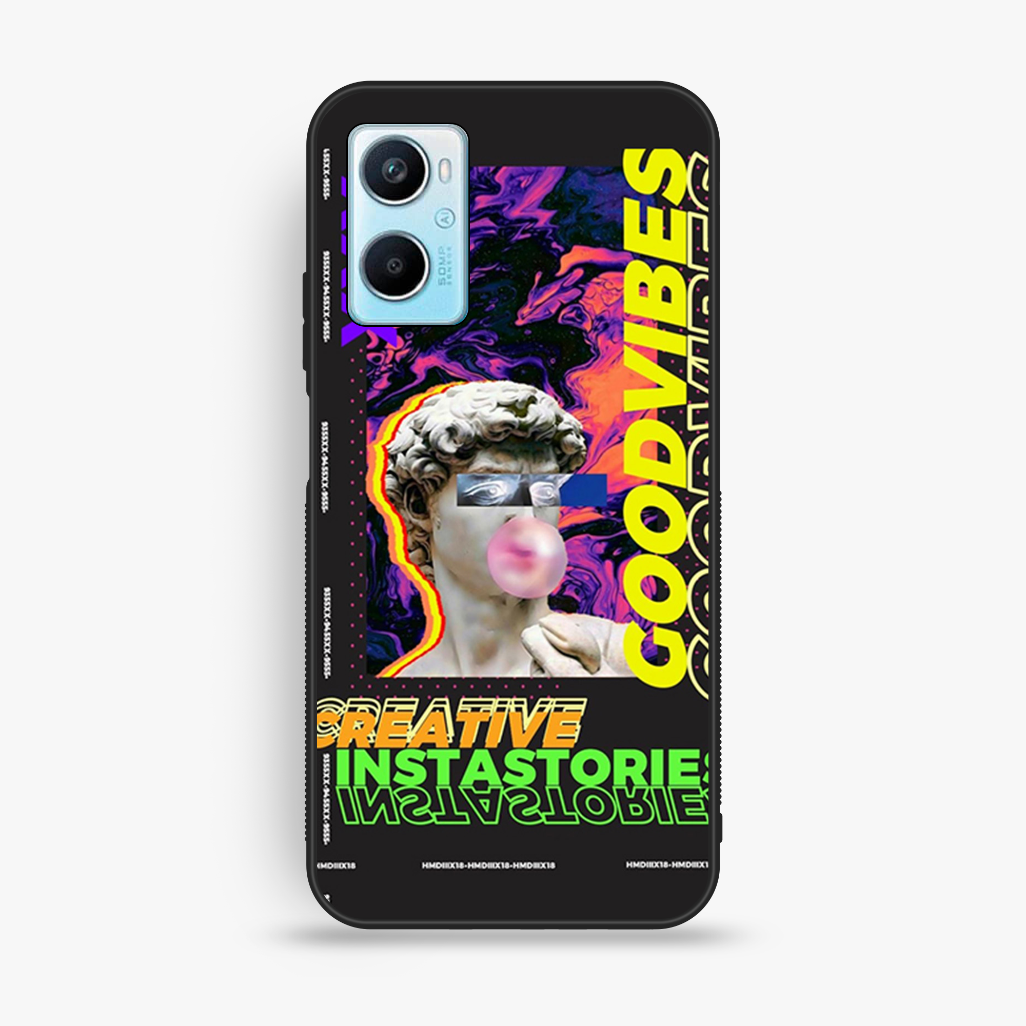 0ppo A96 Design Design 075 Premium Glossy Phone Case
