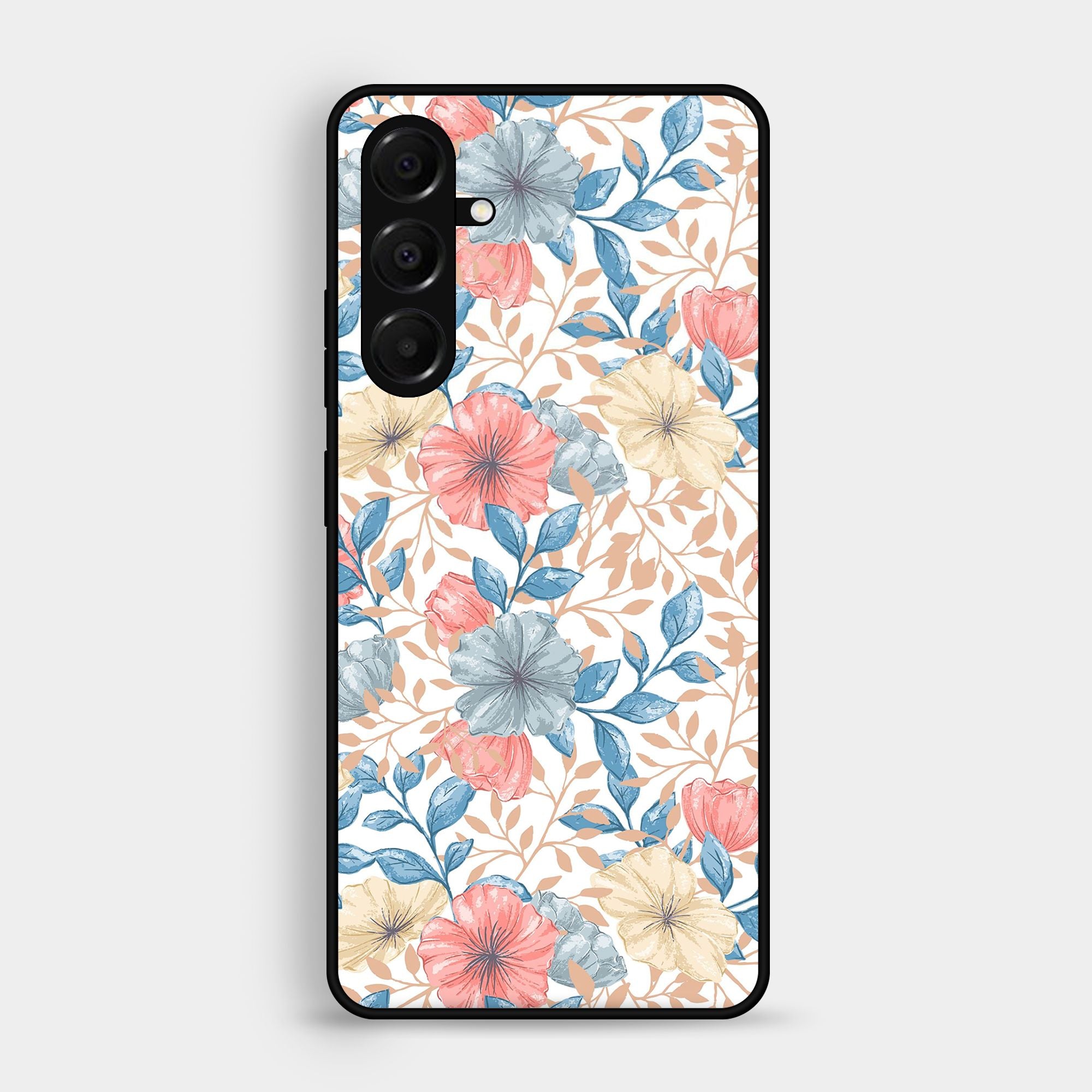 Samsung Samsung Galaxy A05s Seamless Flower Premium Metal Printed soft Bumper shock Proof Case