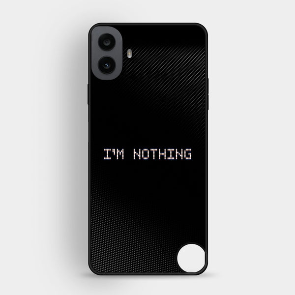 Nothing Phones Nothing CMF Phone 1 i am nothing Premium Glossy Phone Case