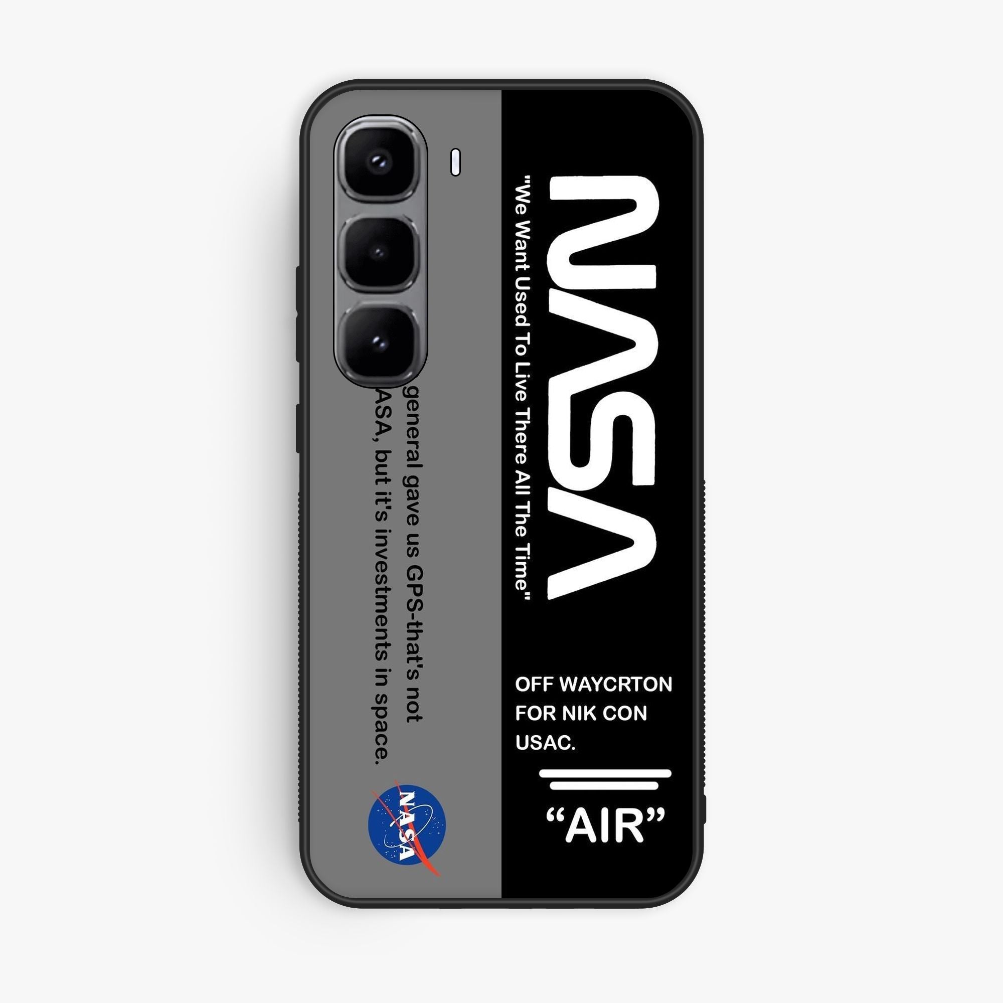 Infinix Hot 60 Pro - The Nasa Logo And - Premium Glossy Phone Case