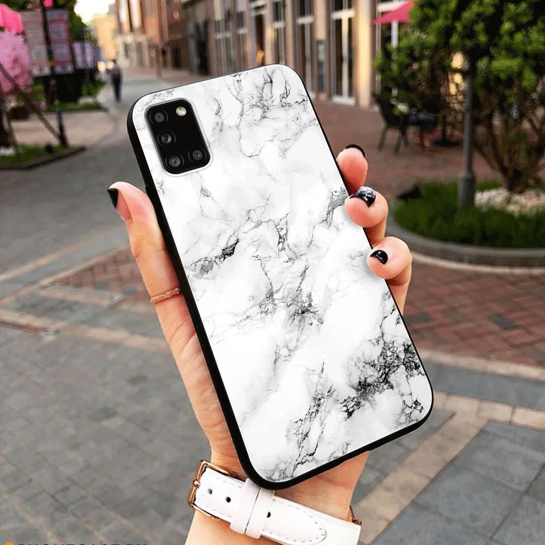 White Marble Trending Designs Premium Glass Case All Models