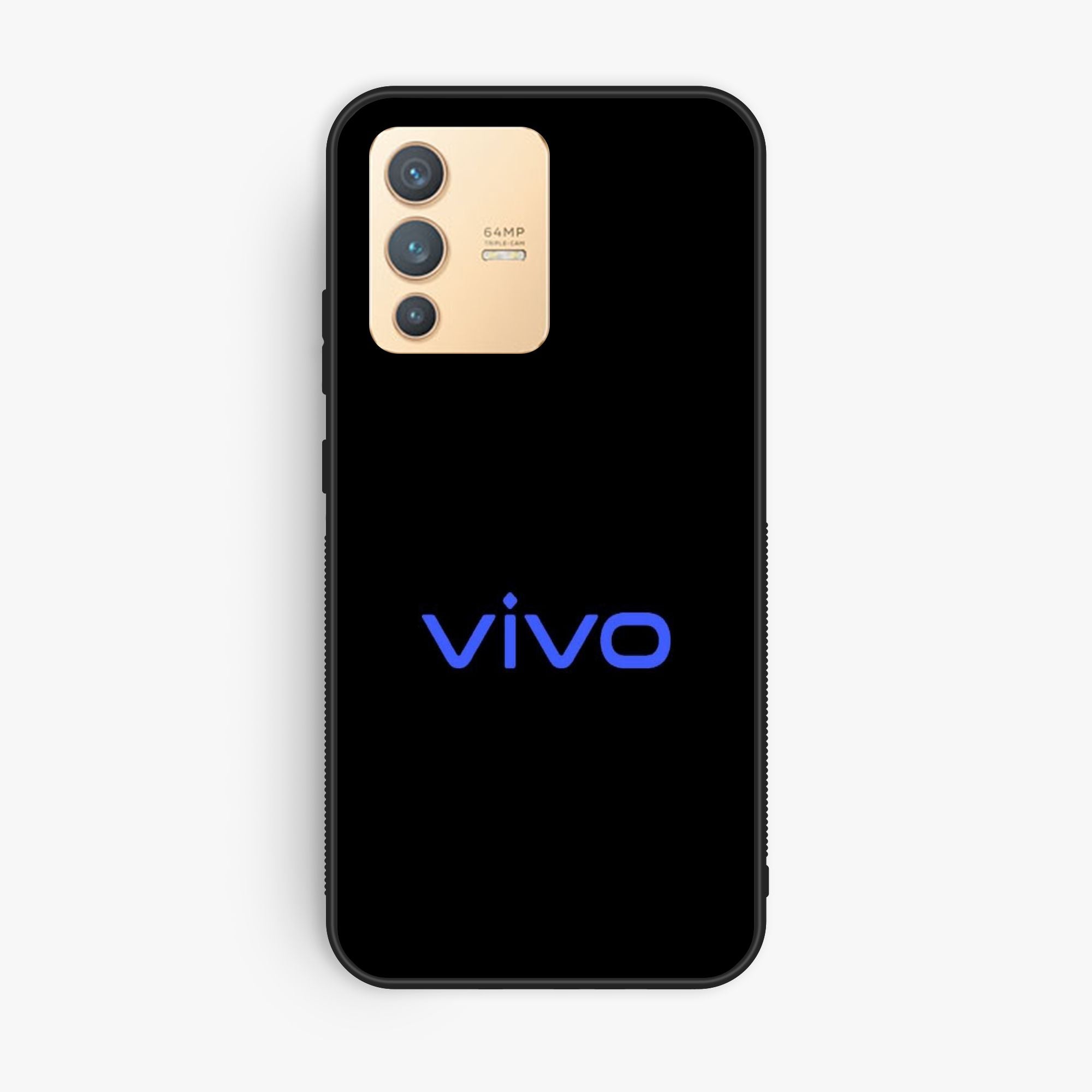 Vivo V23 5G A Black Background With The - Premium Glossy Phone Case