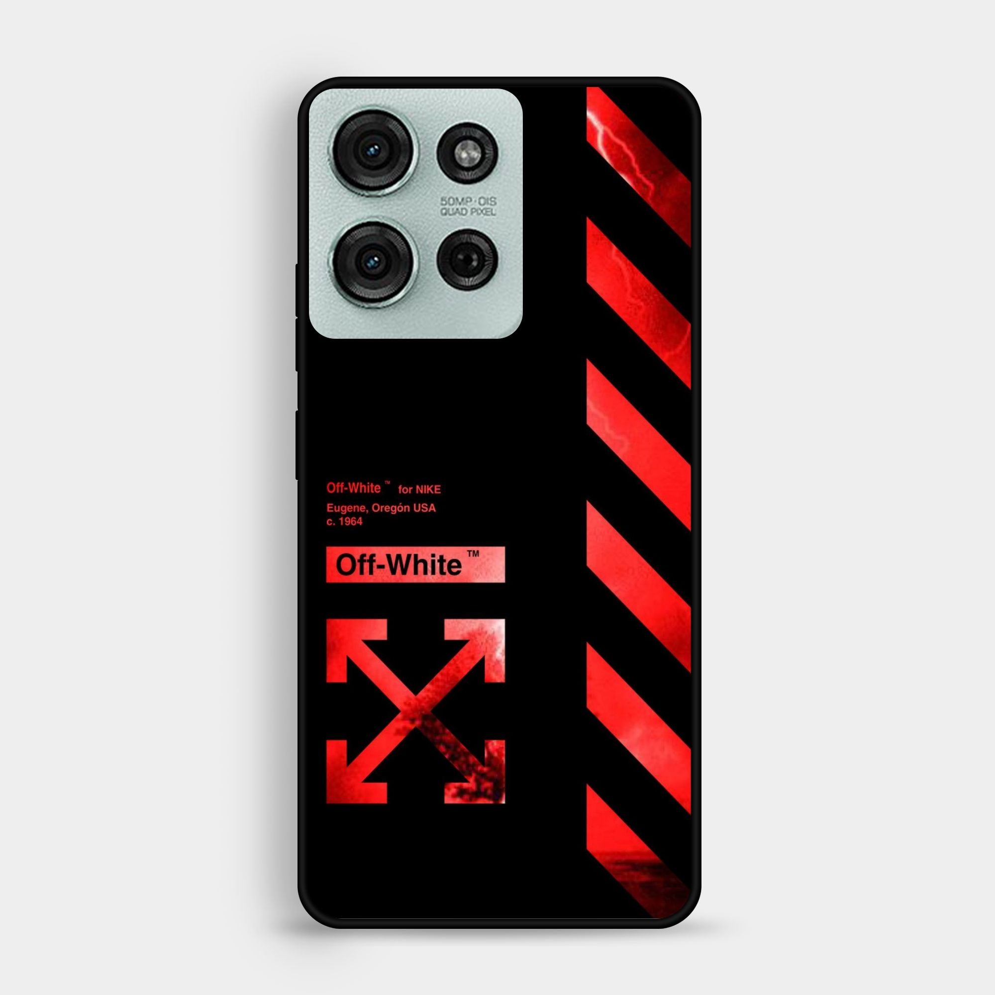 Motorola Moto G75 - Off - White X - Premium Glossy Phone Case