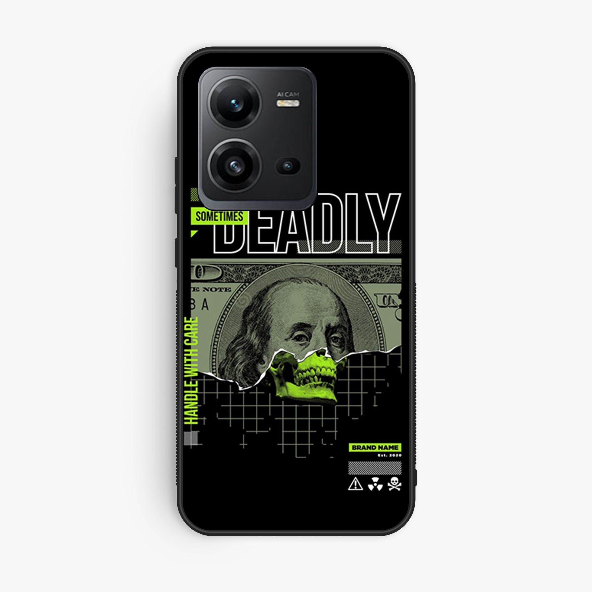 Vivo V25 Design 076 Premium Glossy Phone Case