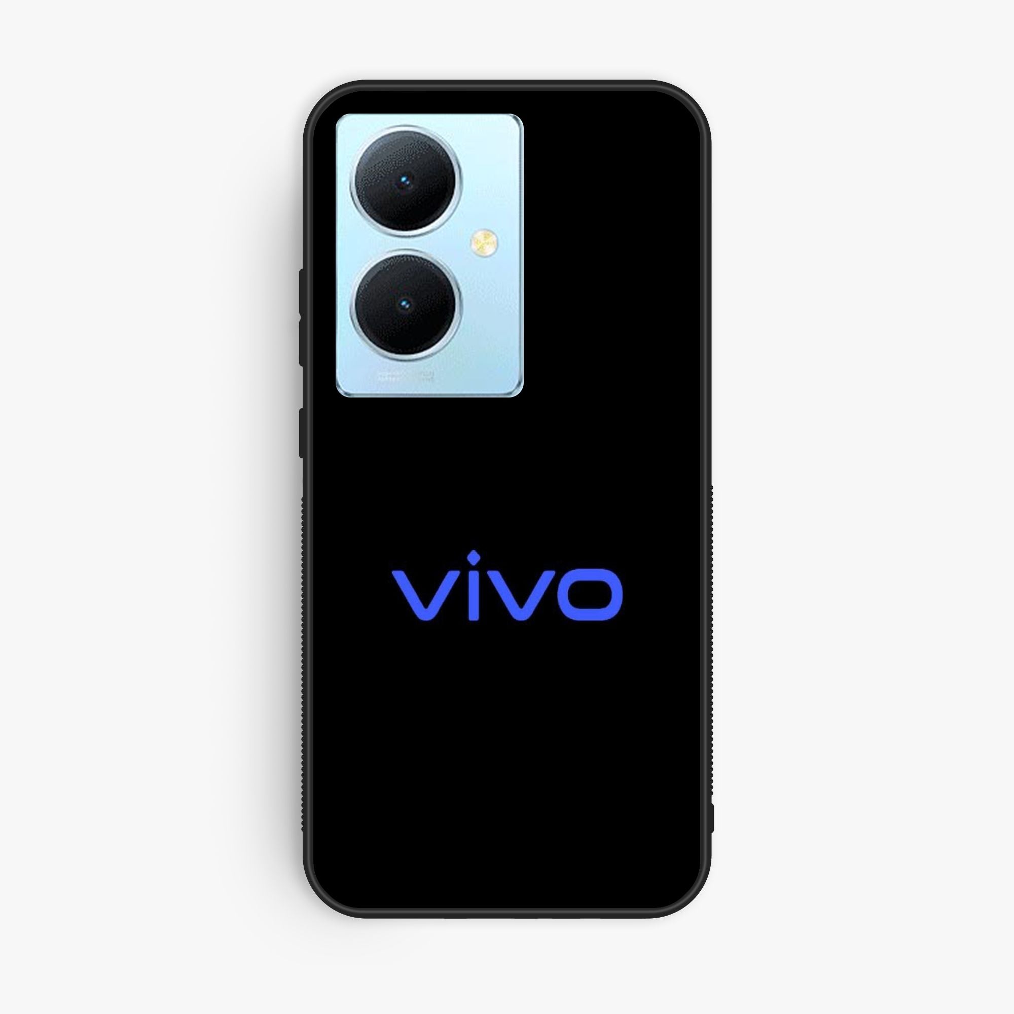 Vivo Y78 Plus A Black Background With The - Premium Glossy Phone Case