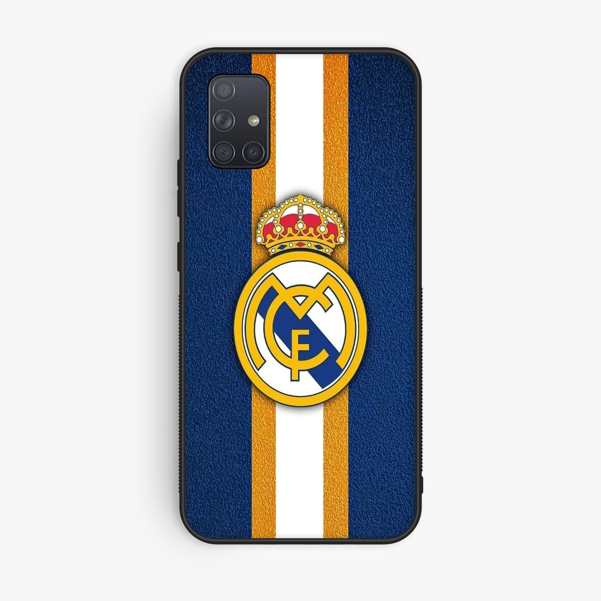 Samsung Galaxy A71 Real Madrid Wallpapers Premium Metal Printed Soft Bumper Shock Proof Case