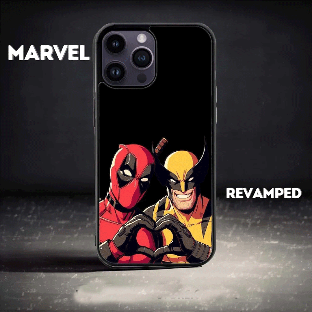 Marvel series Premium Glass Phone Case All Models