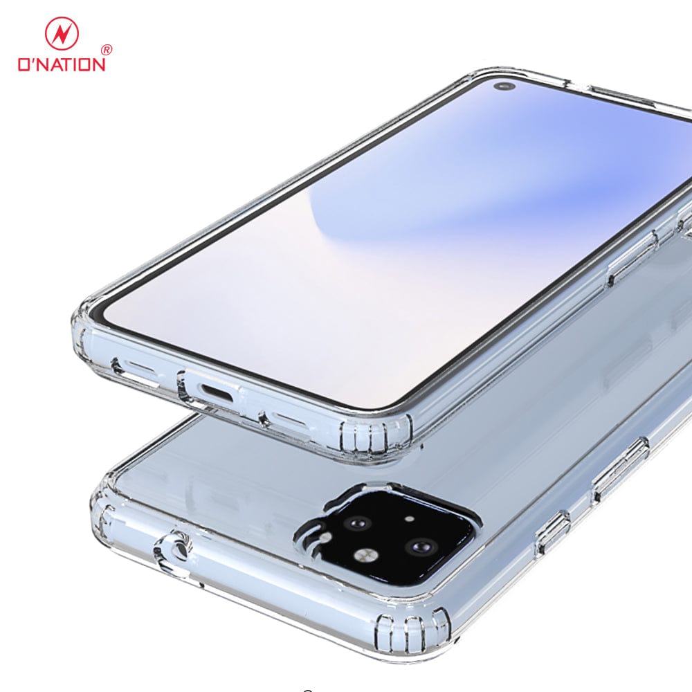 Google Pixel 8 Cover - ONation Crystal Series - Premium Quality Clear Case No Yellowing Back With Smart Shockproof Cushions