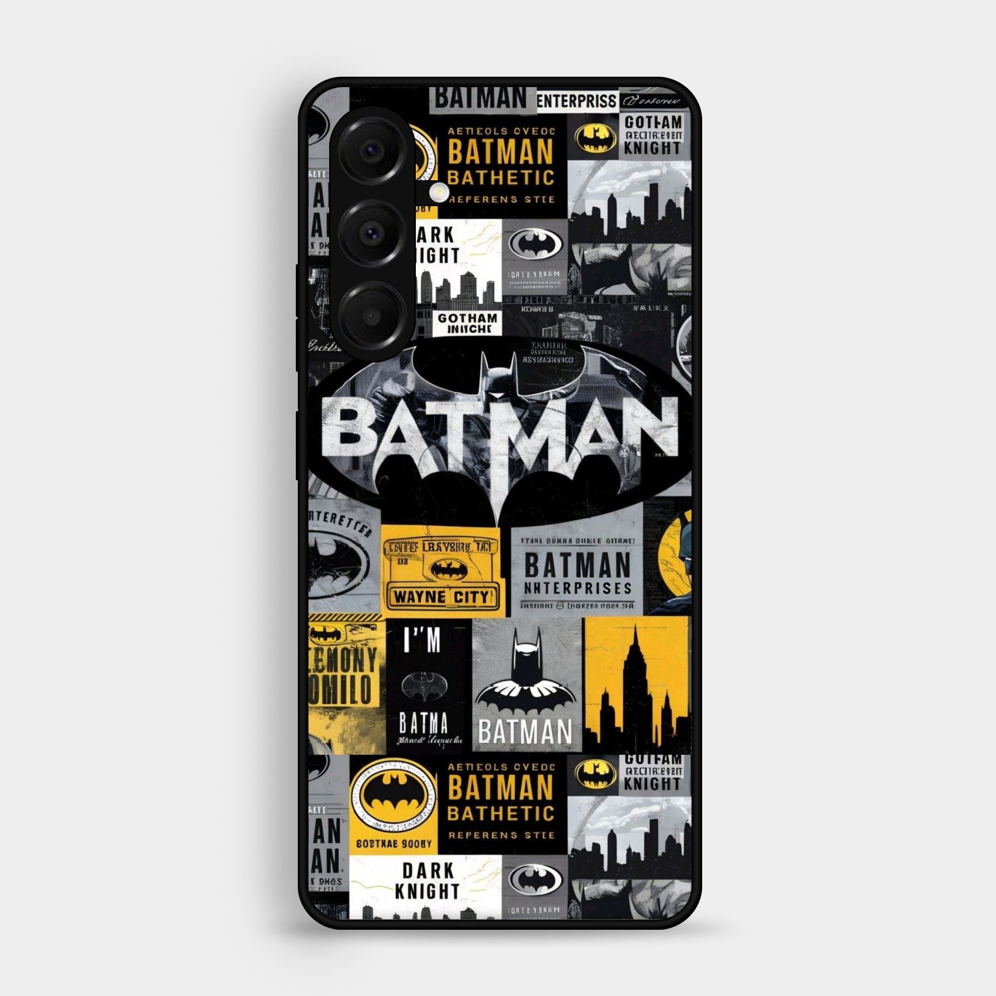 Samsung Samsung Galaxy A05s The Gotham Collage Premium Metal Printed soft Bumper shock Proof Case