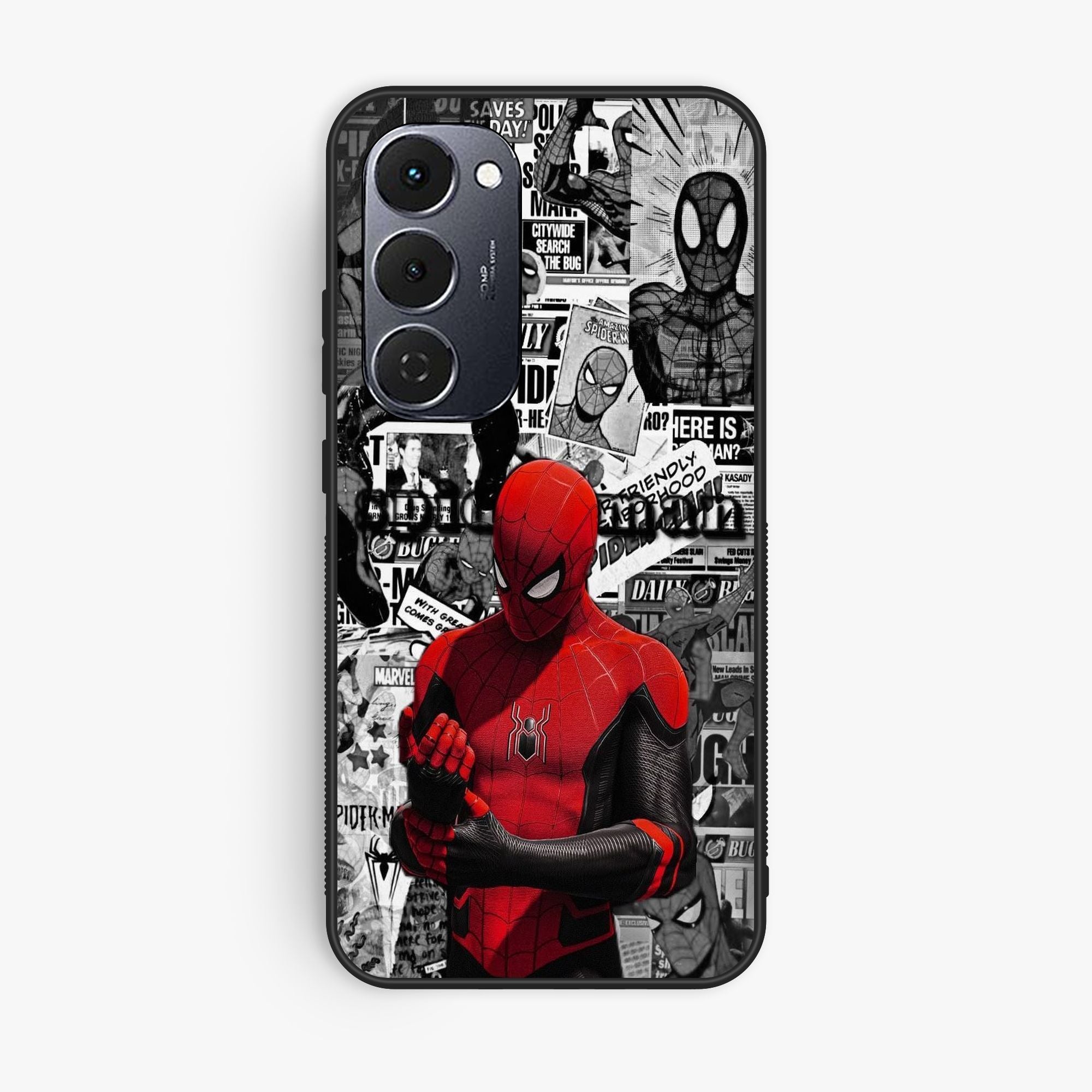 Tecno Spark 40 Pro Plus - Spiderman Wallpapers - Premium Glossy Phone Case