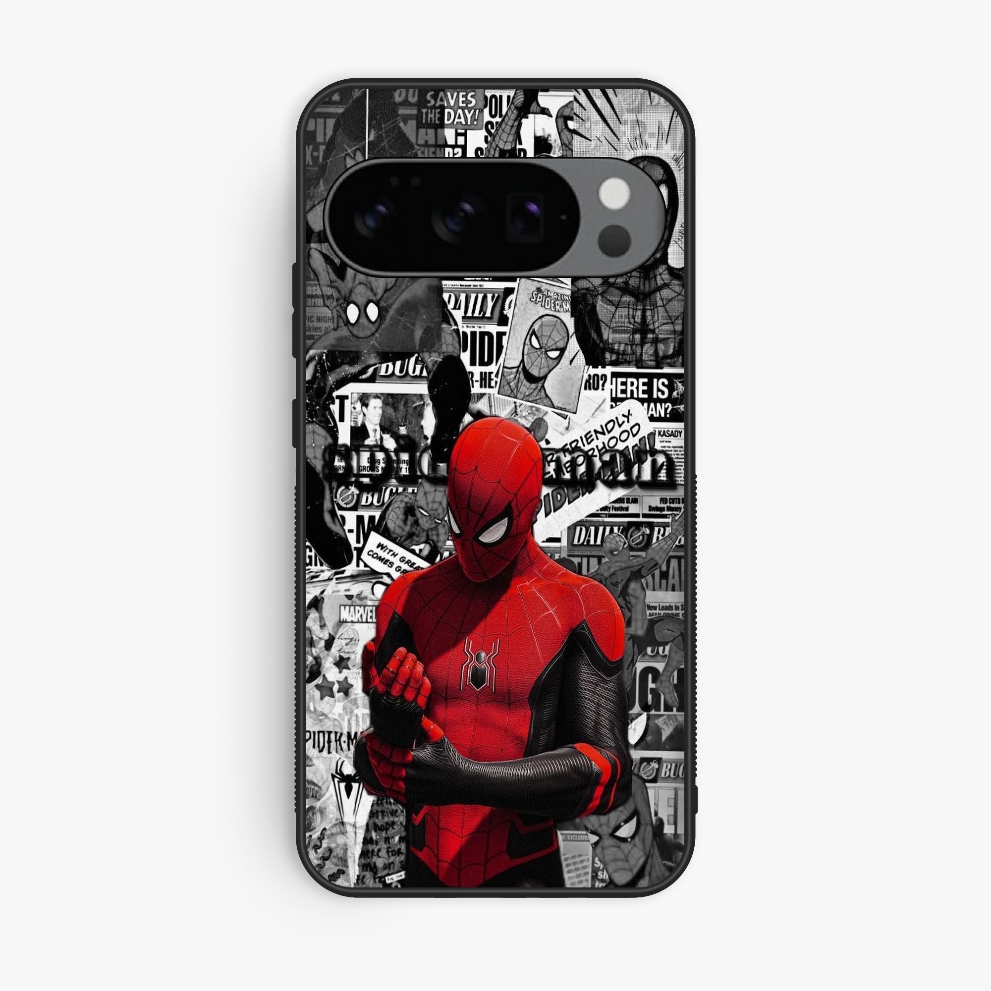 Google Pixel 9 Pro - Spiderman Wallpapers - Premium Glossy Phone Case