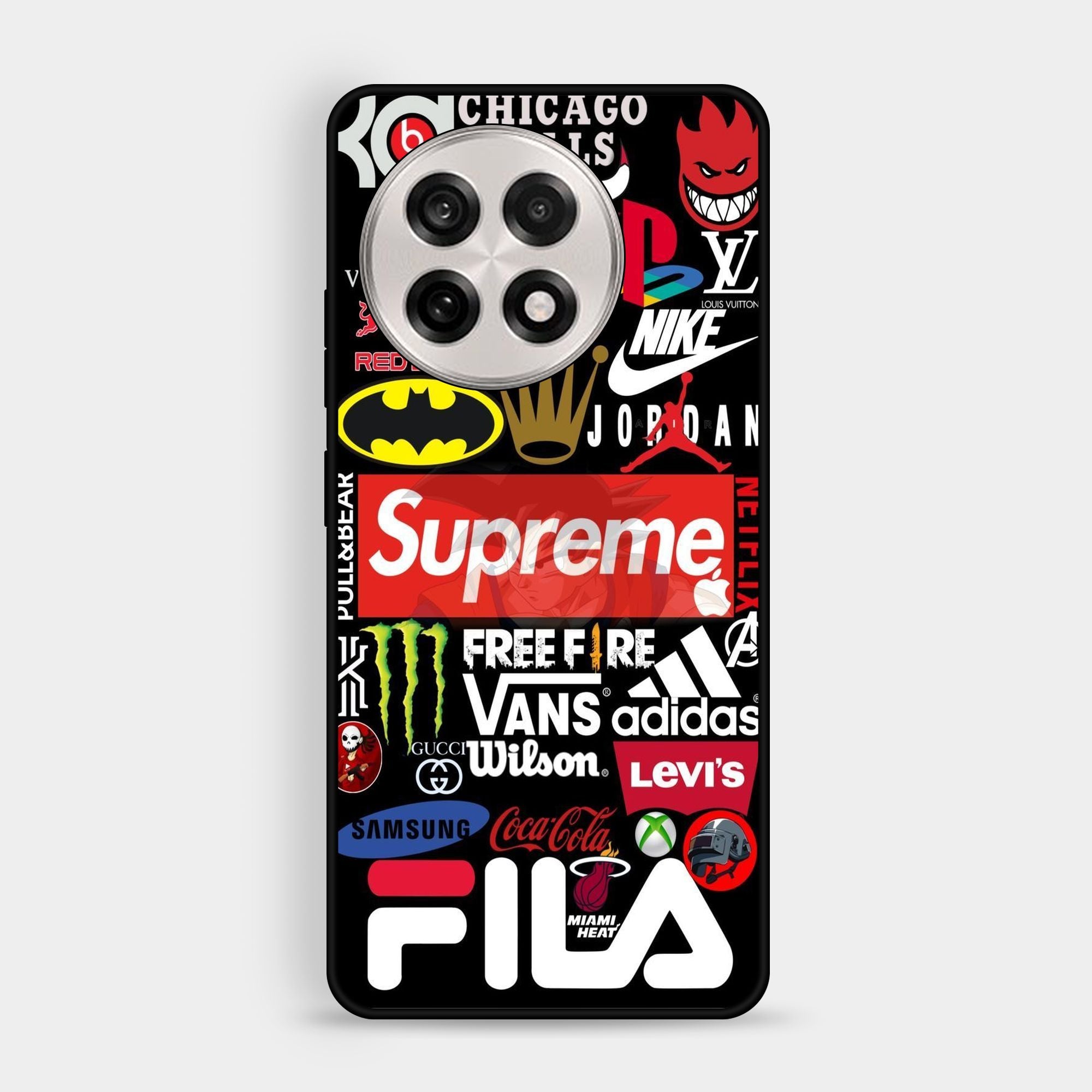 OnePlus 13R - A Poster With The Logos - Premium Glossy Phone Case