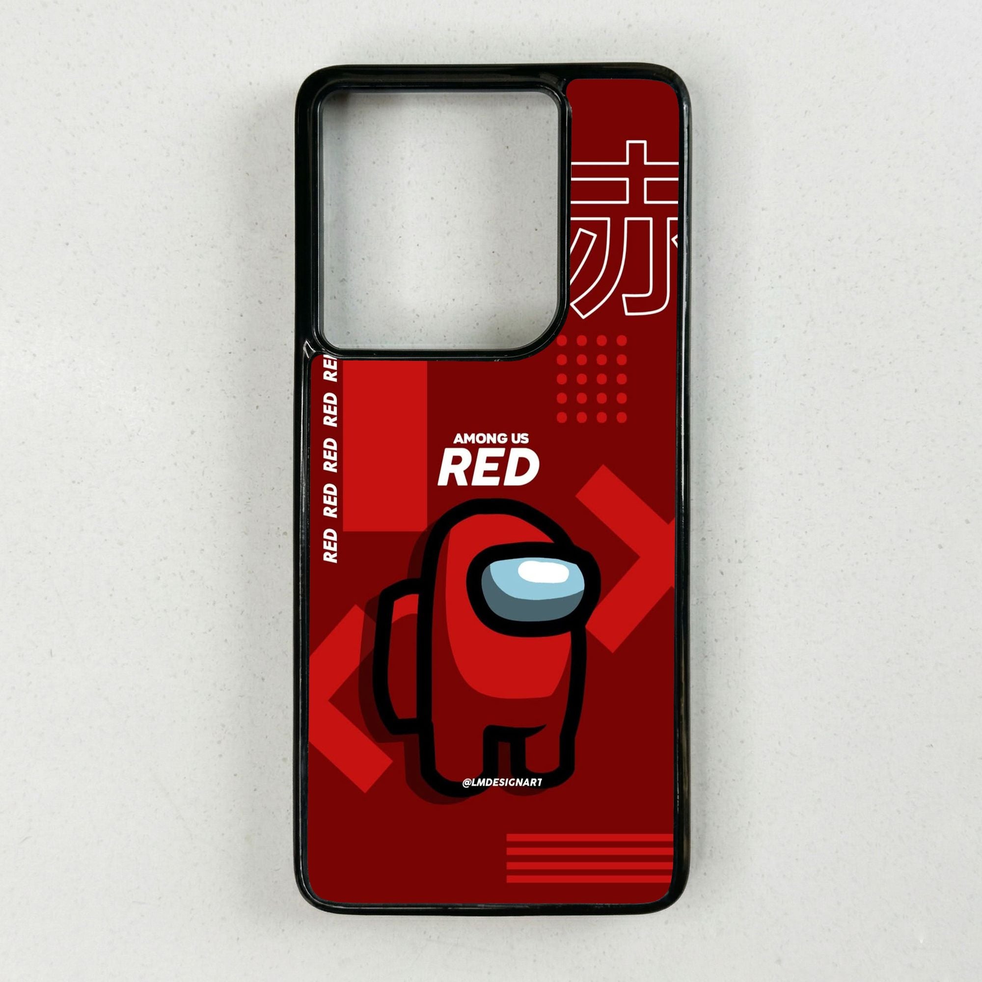Motorola Edge 2025 - A Red Robot With Background - Premium Glossy Phone Case 94b5d9cea8a56de3e10c17f3691f488a Mobile Phone Cases