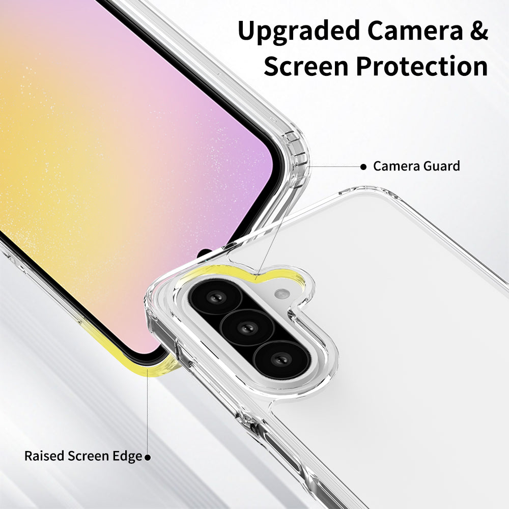 Samsung Galaxy A17 Cover - Transparent - ONation Crystal Series - Premium Quality Clear Case No Yellowing Back With Smart Shockproof Cushions 9_ea32dffd-eb23-4c6e-9247-06cde1c53392 Samsung Galaxy A17