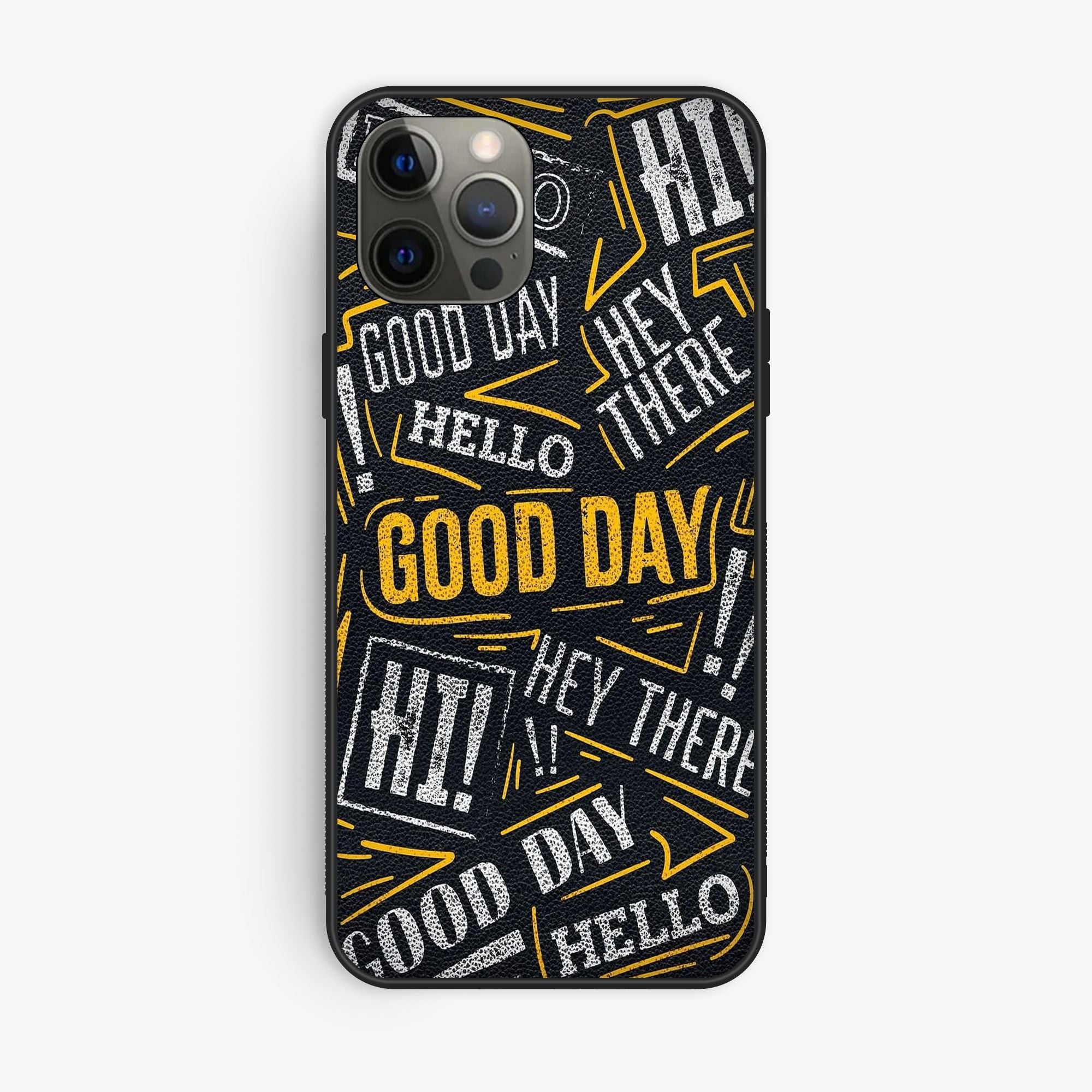iPhone 12 Pro - A Poster With The Words - Premium Glossy Phone Case