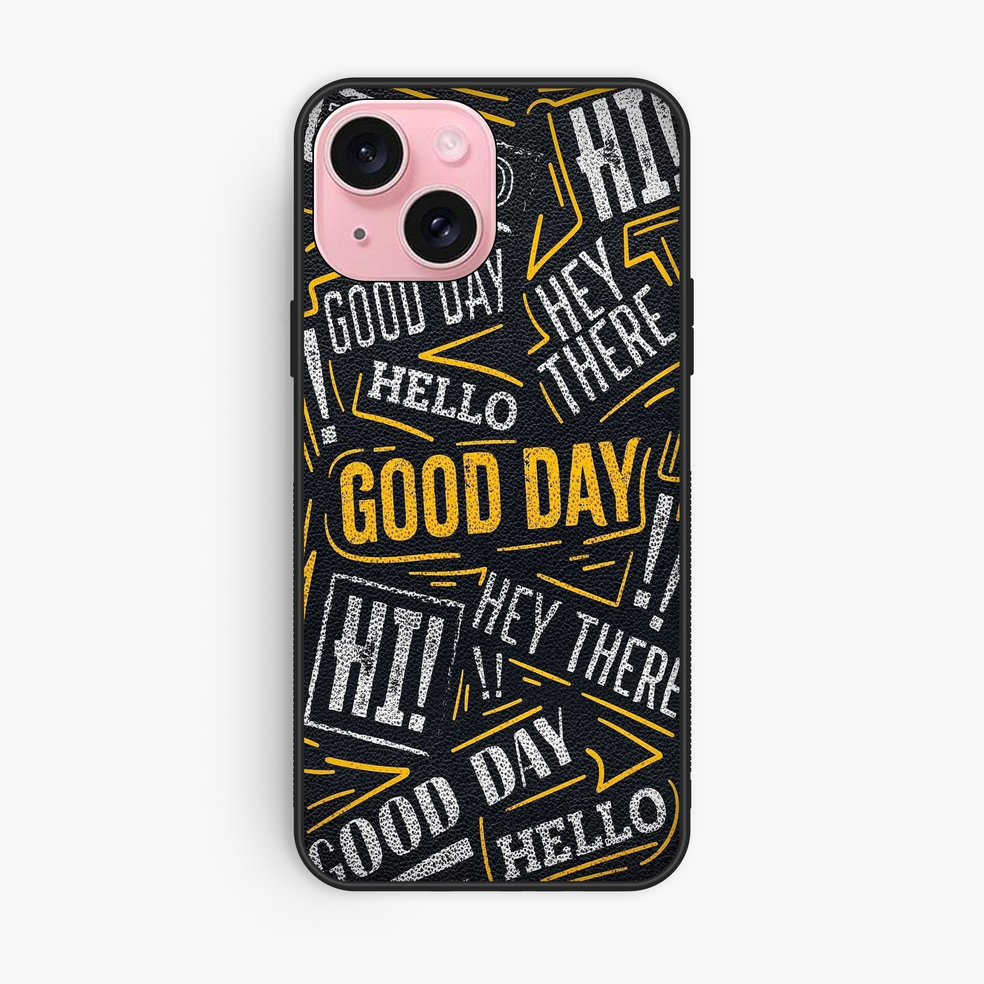 iPhone 15 - A Poster With The Words - Premium Glossy Phone Case
