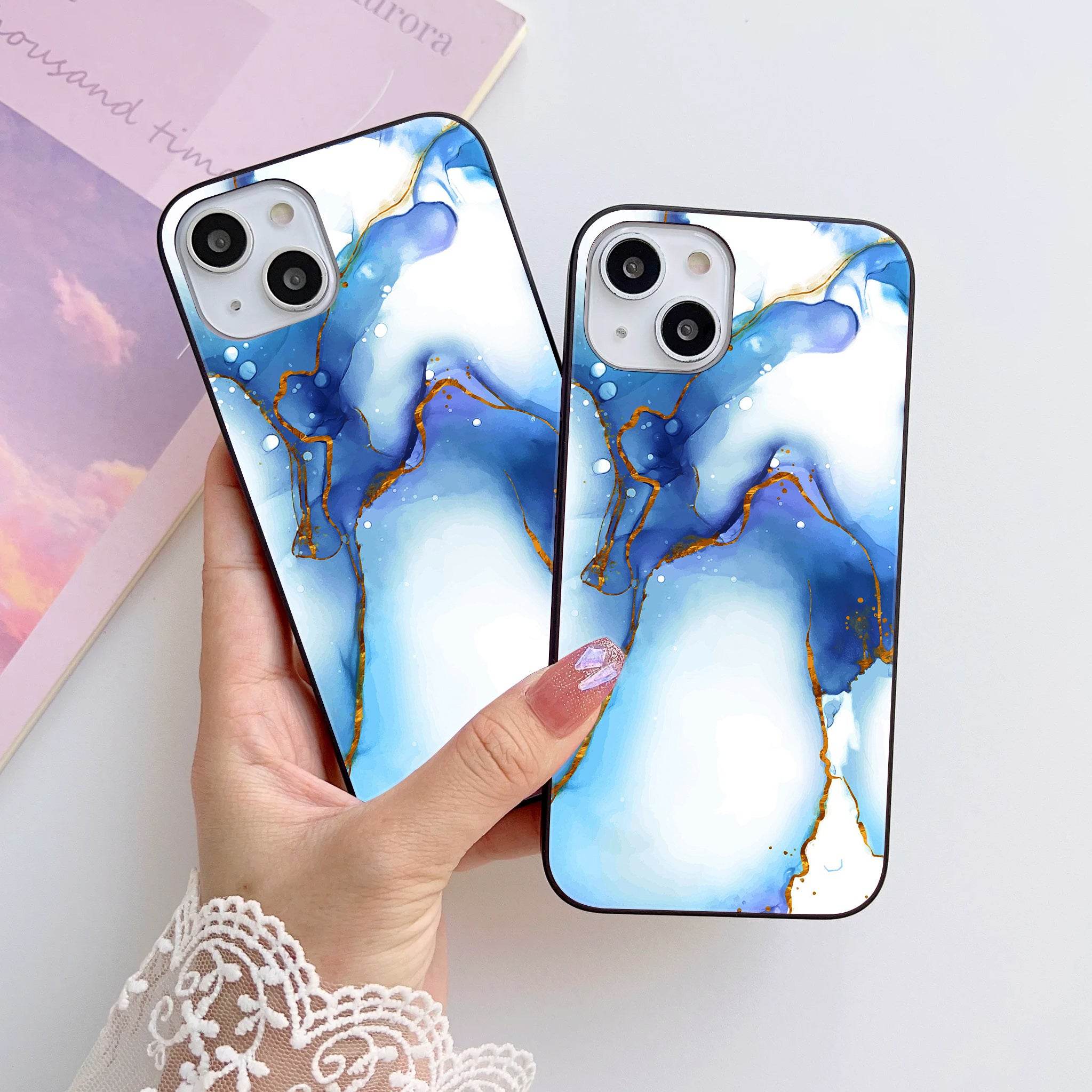 Design 038 HQ Ultra Shine Premium Metal Phone Case All Models - Futurestore.pk