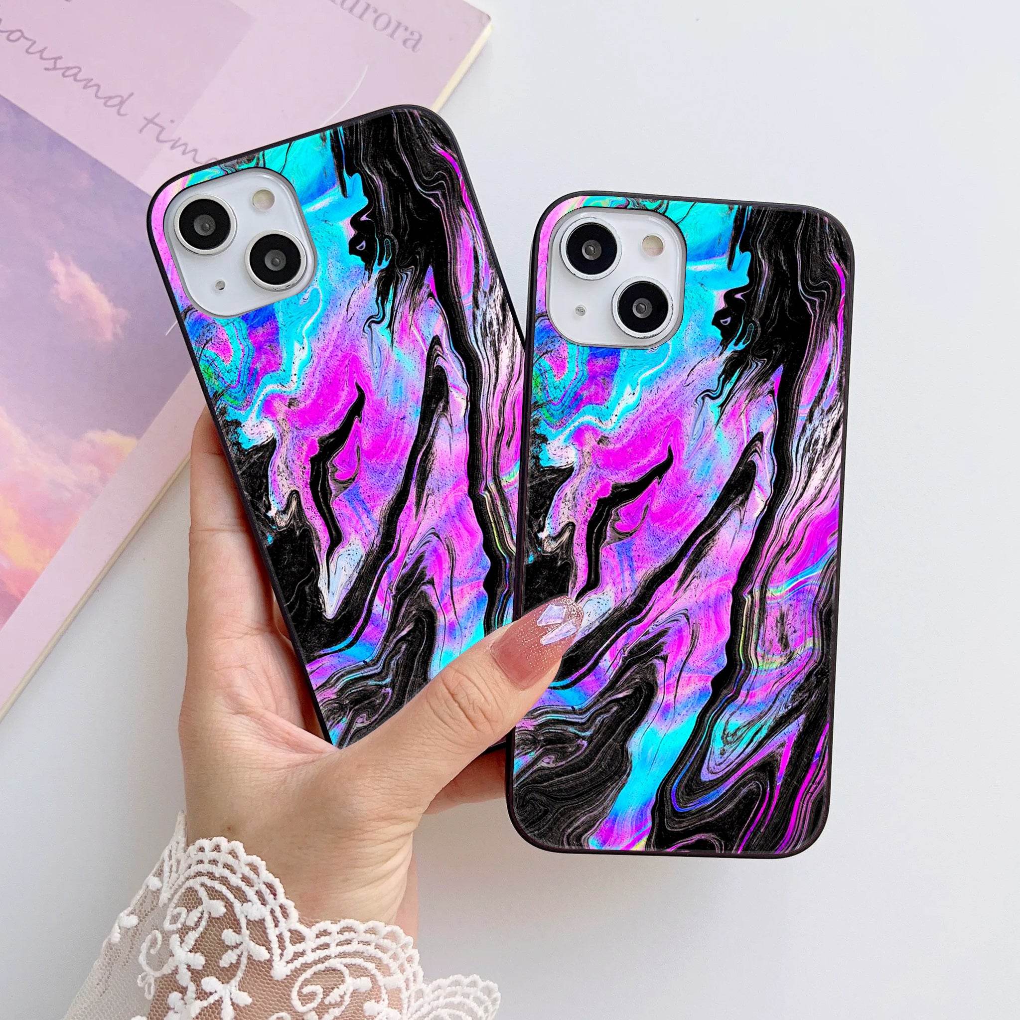 Design 042 HQ Ultra Shine Premium Metal Phone Case All Models - Futurestore.pk