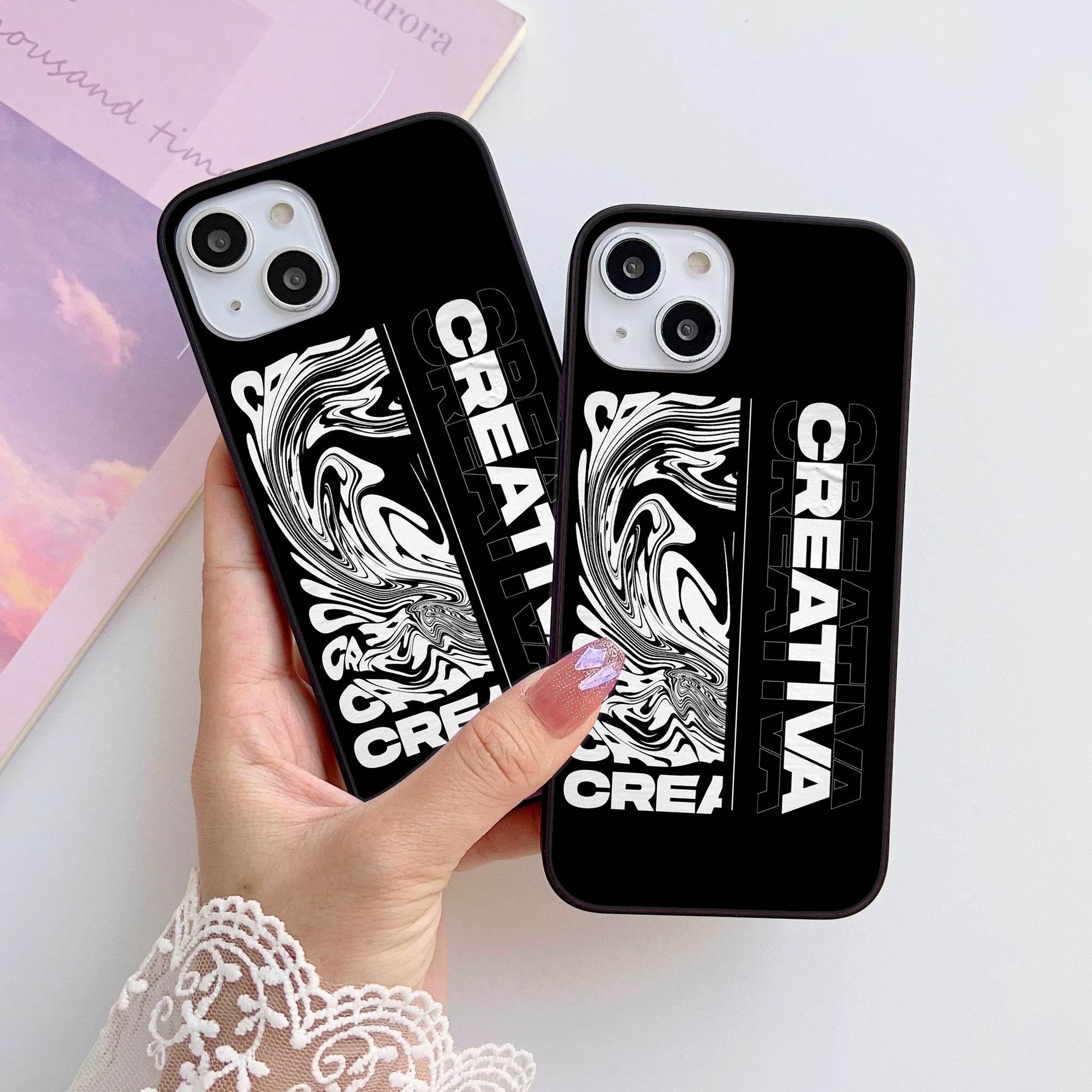 Design 043 HQ Ultra Shine Premium Metal Phone Case All Models - Futurestore.pk