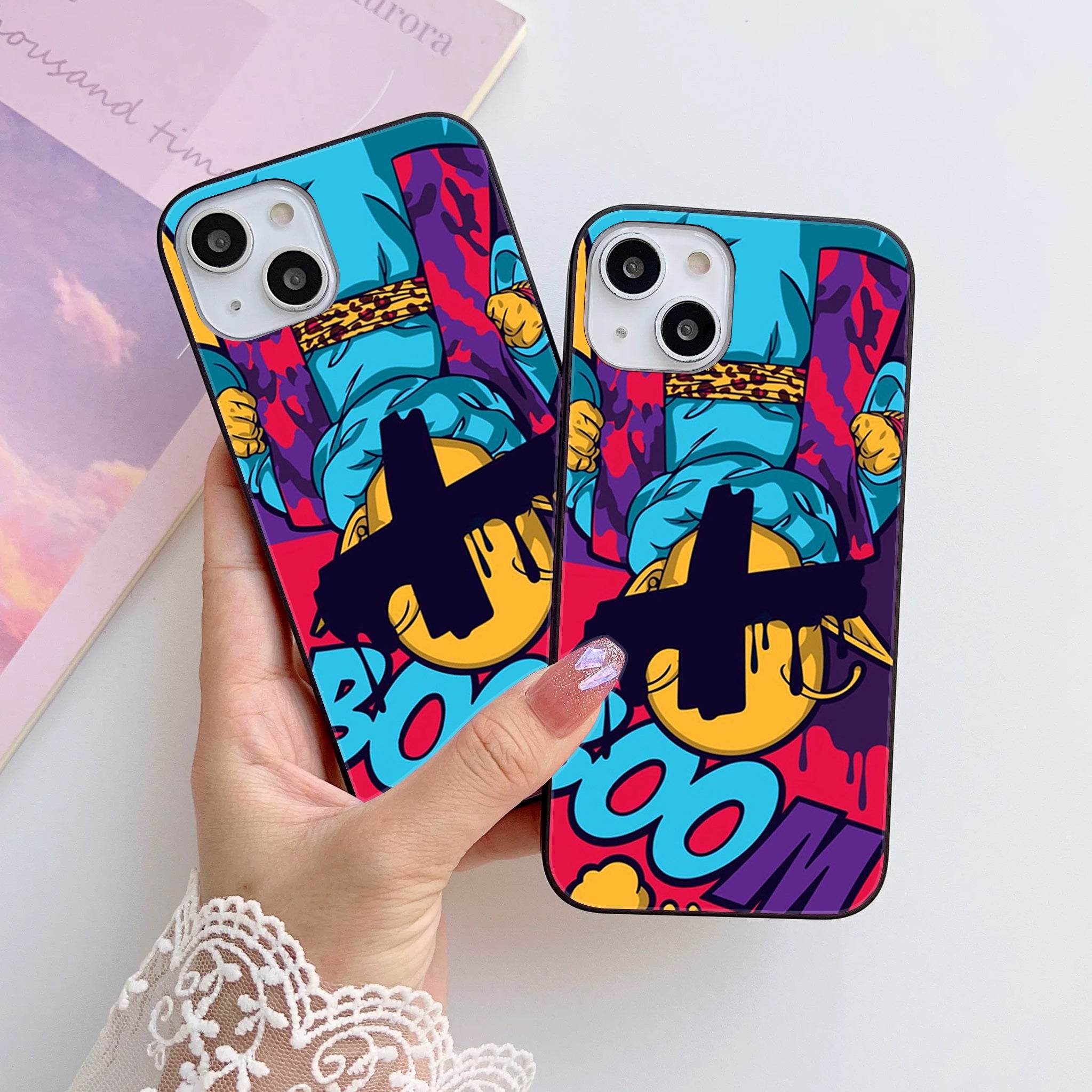 Design 078 HQ Ultra Shine Premium Metal Phone Case All Models - Futurestore.pk