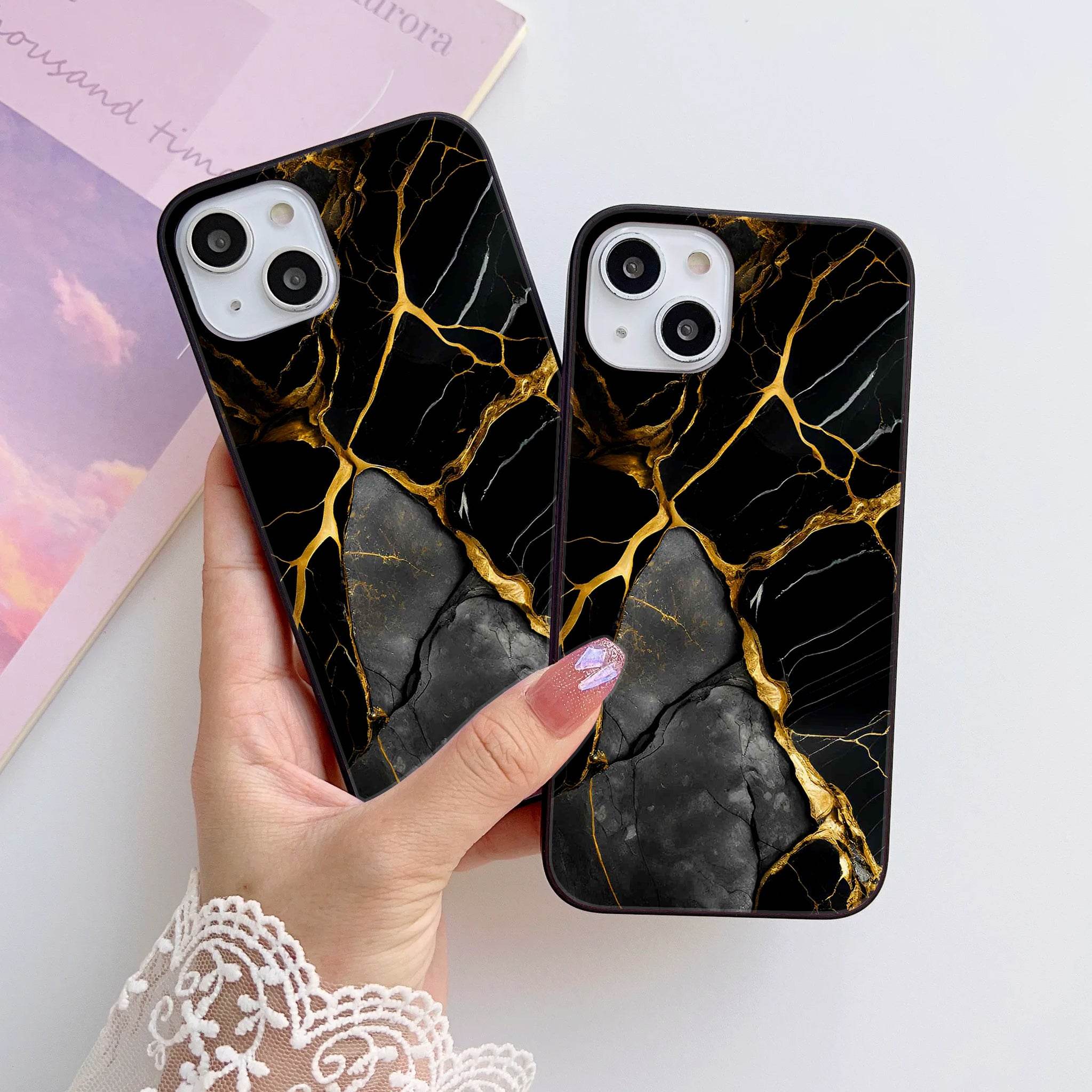 Design 136 HQ Ultra Shine Premium Metal Phone Case All Models