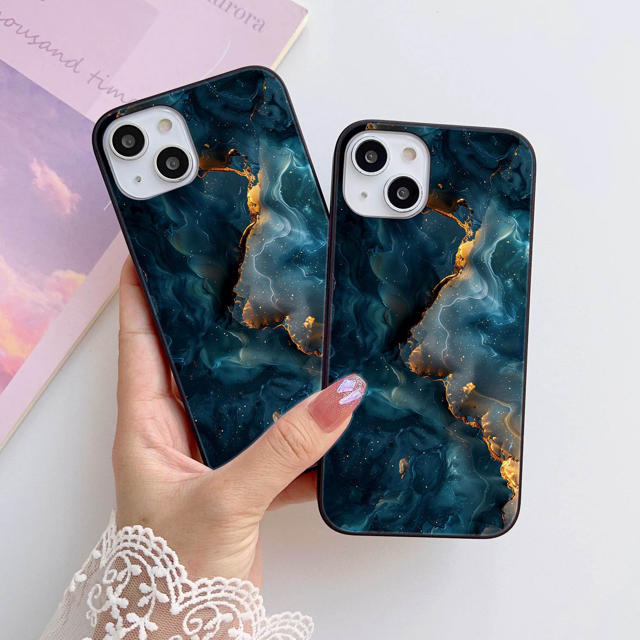 Design 217 HQ Ultra Shine Premium Metal Phone Case All Models