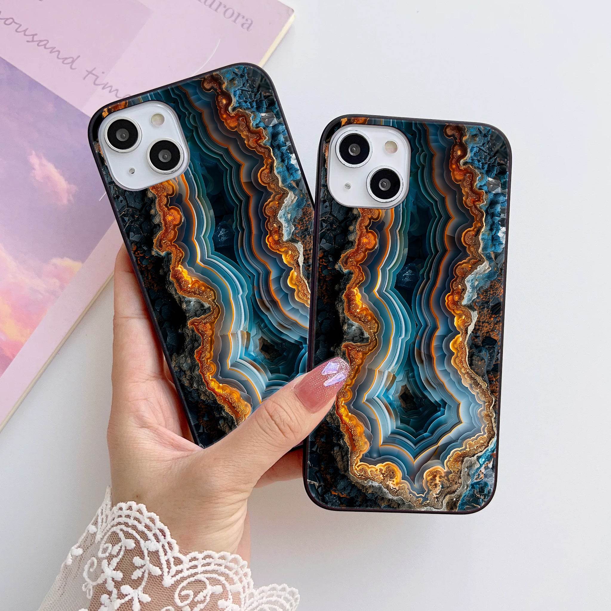 Design 219 HQ Ultra Shine Premium Metal Phone Case All Models