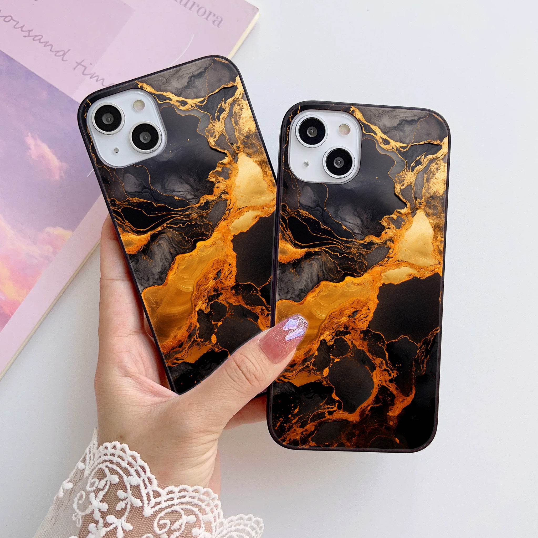 Design 222 HQ Ultra Shine Premium Metal Phone Case All Models