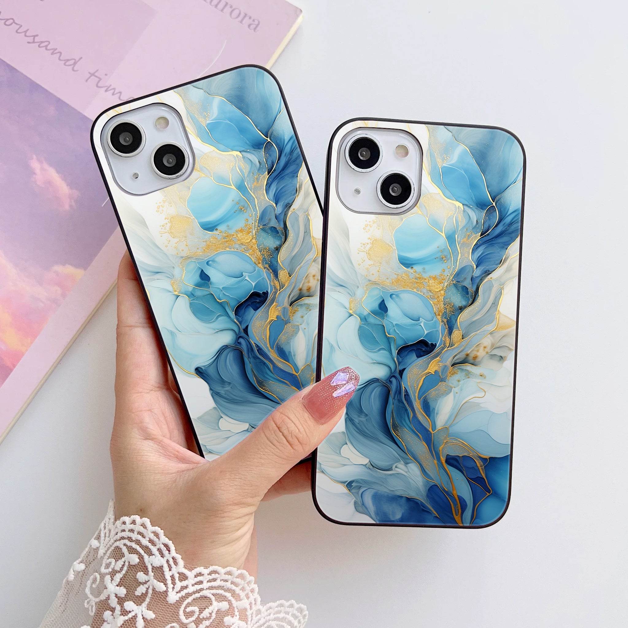 Design 224 HQ Ultra Shine Premium Metal Phone Case All Models