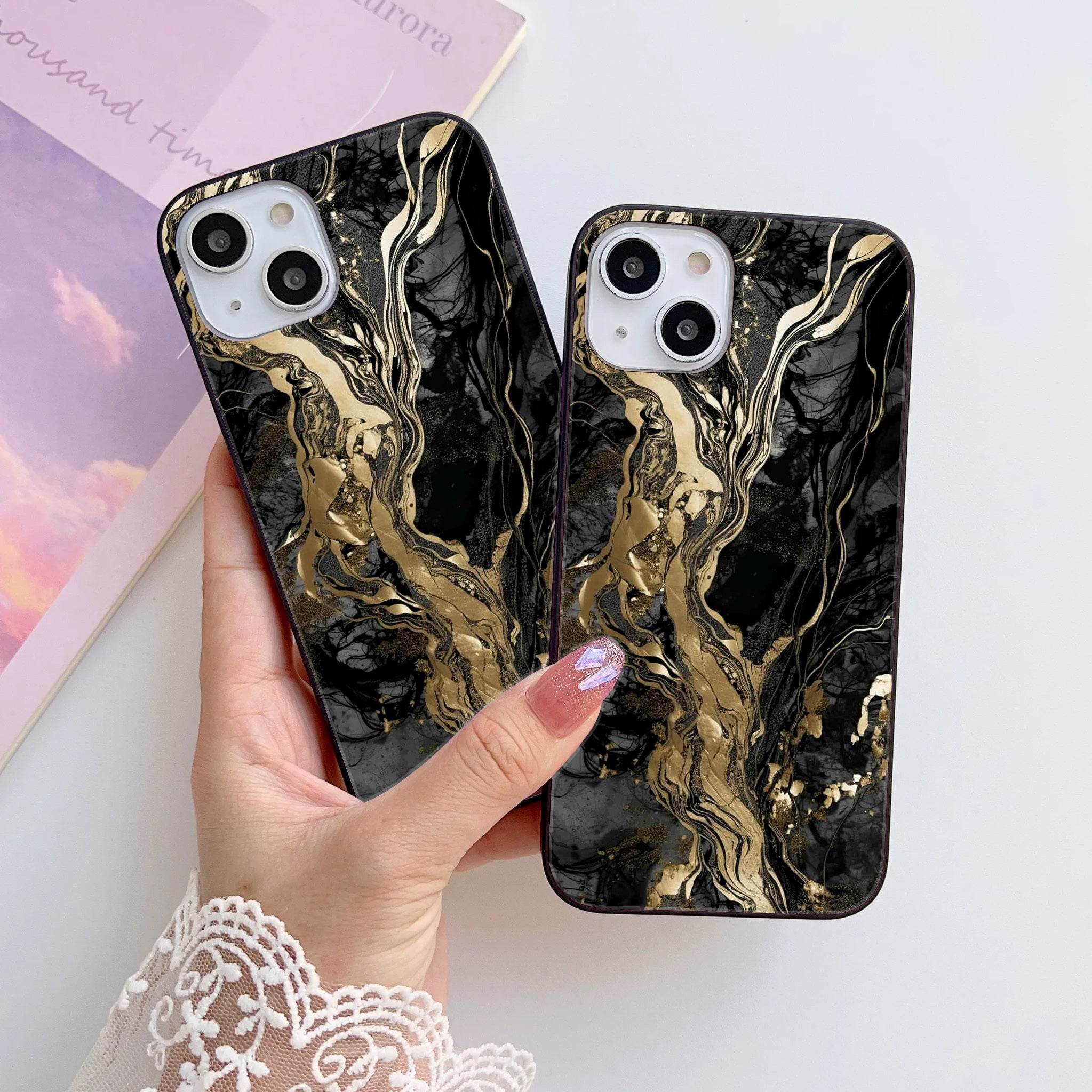 Design 354 HQ Ultra Shine Premium Metal Phone Case All Models - Futurestore.pk