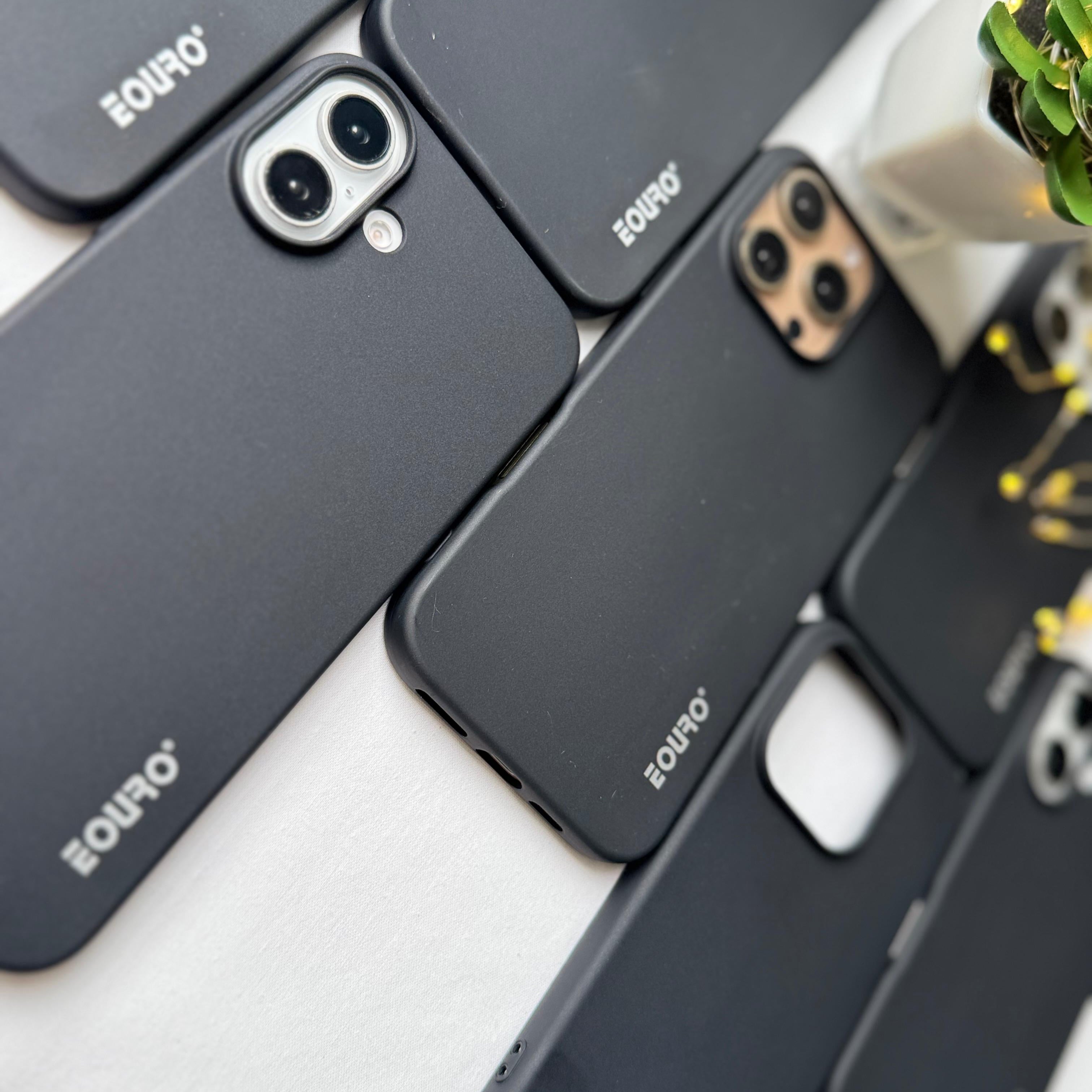 Matte Black Back Cover | Slim, Sleek & Strong Grip | iPhone, Samsung, Google Pixel, One Plus, Oppo, Tecno, Mi, Infinix & Vivo