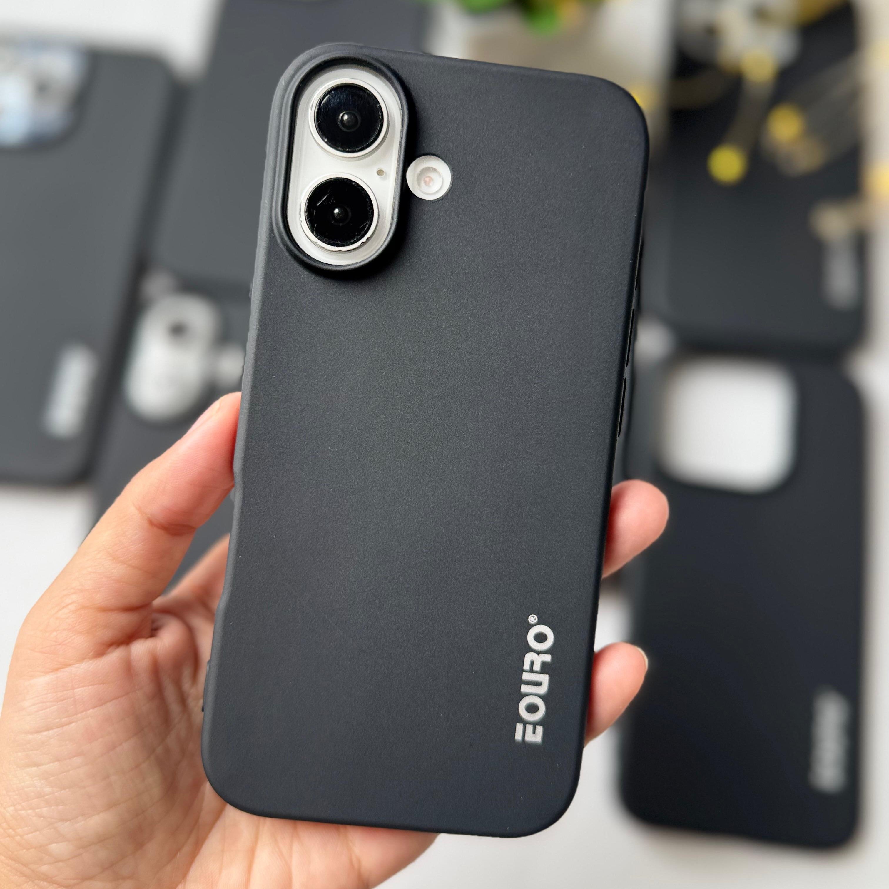 Matte Black Back Cover | Slim, Sleek & Strong Grip | iPhone, Samsung, Google Pixel, One Plus, Oppo, Tecno, Mi, Infinix & Vivo